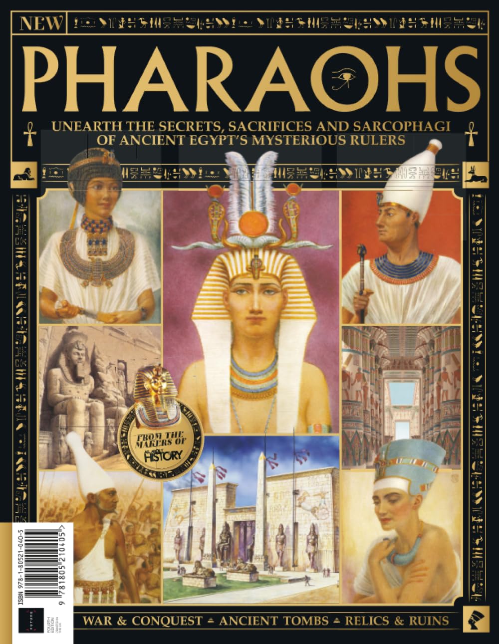 All About History Book of Pharaohs: Unleash the secrets, sacrifices, and sarcophagi of Ancient Egypt's mysterious rulers Social Sciences