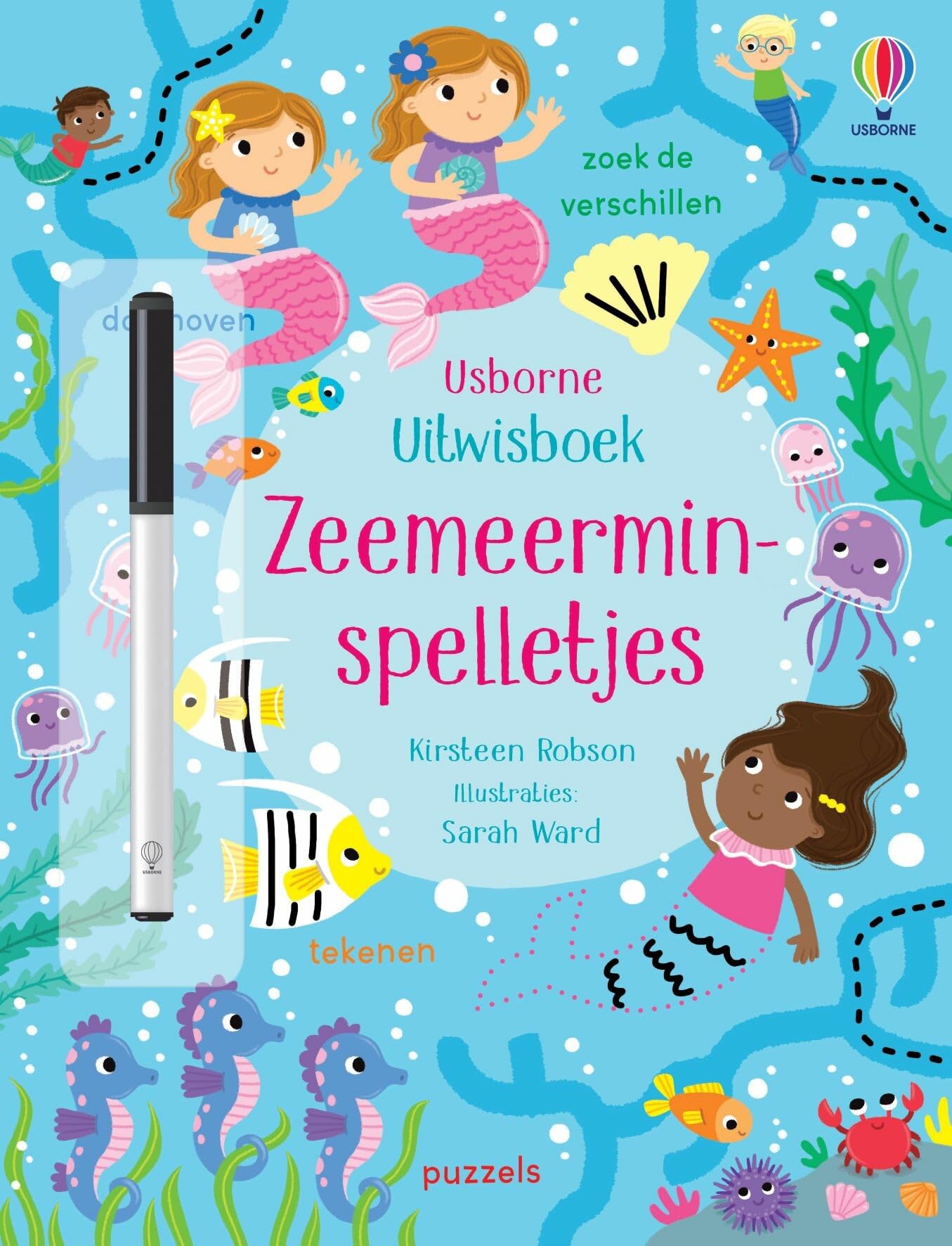 Zeemeerminspelletjes (Uitwisboek, 1) Tiptoi & Games