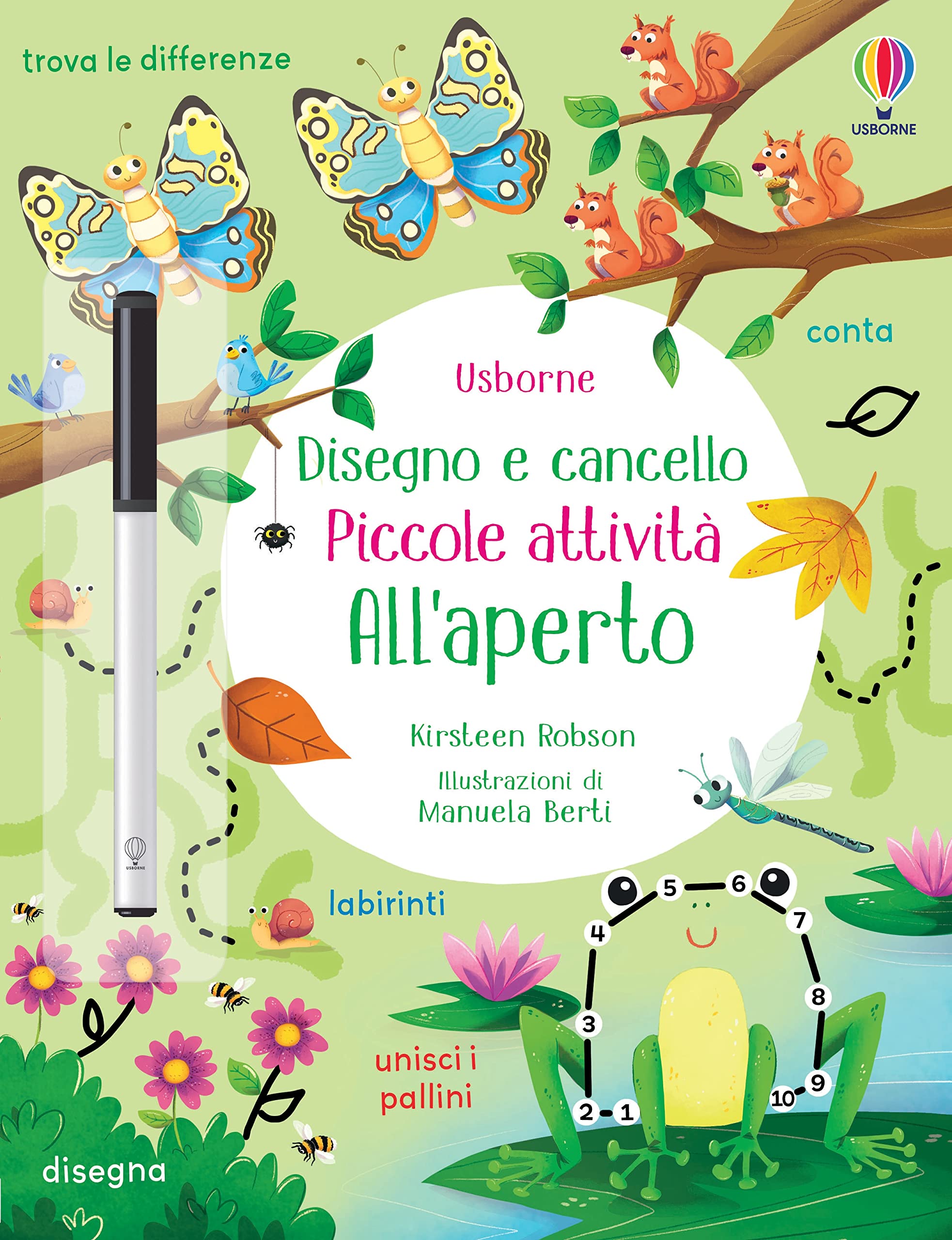 All’aperto. Ediz. a colori. Con pennarello (Disegno e cancello. Piccole attività) Non-fiction