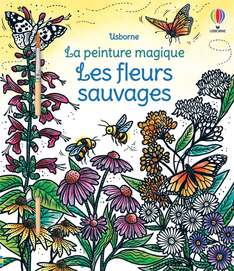 Les fleurs sauvages - La peinture magique book