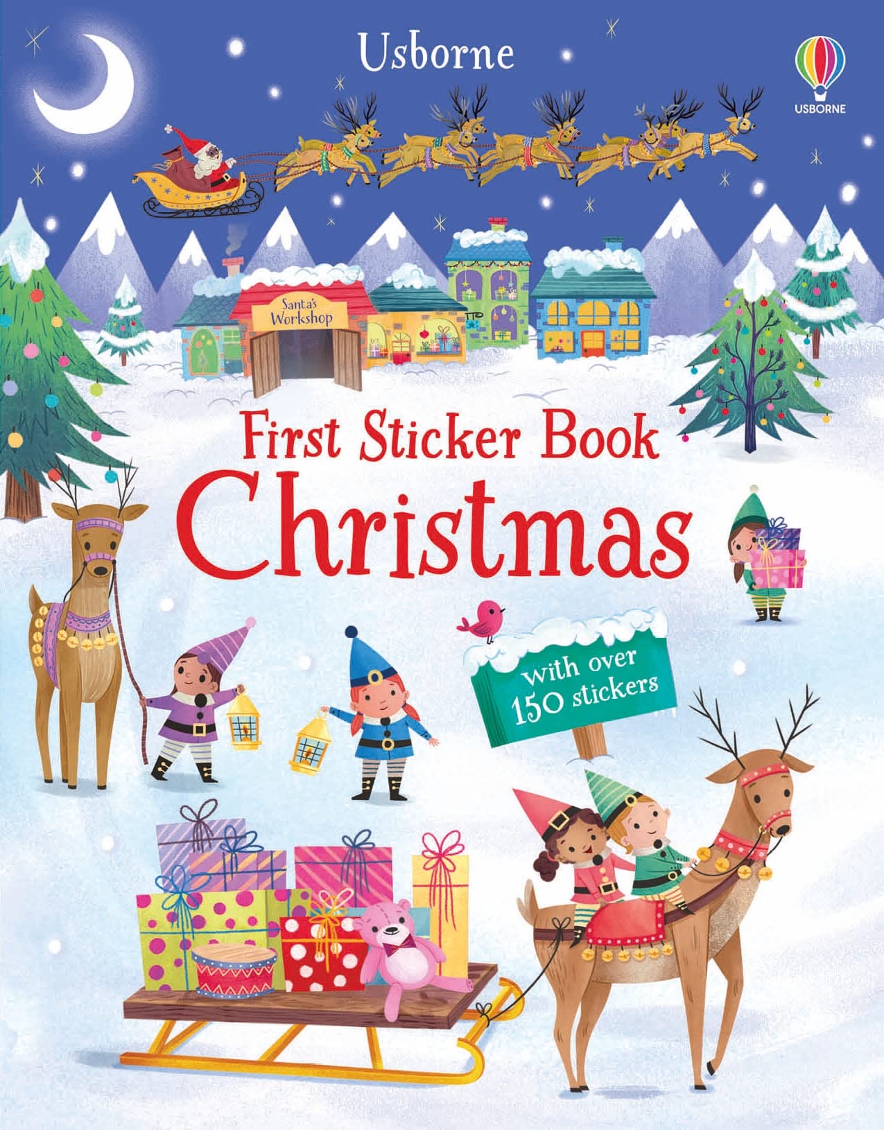 First Sticker Book Christmas: Enchanting Holiday Decorating Fun with over 150 Stickers, Perfect for Toddlers and Preschoolers (First Sticker Books) Non-fiction