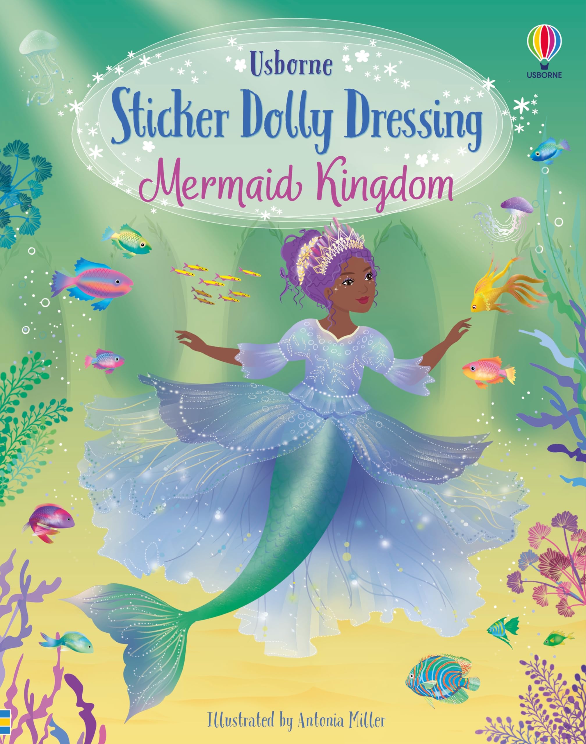 Sticker Dolly Dressing Mermaid Kingdom: A Creative Sticker Book for Kids Featuring Mermaids and Ocean Magic (Sticker Dolly Dressing, 3) Non-fiction