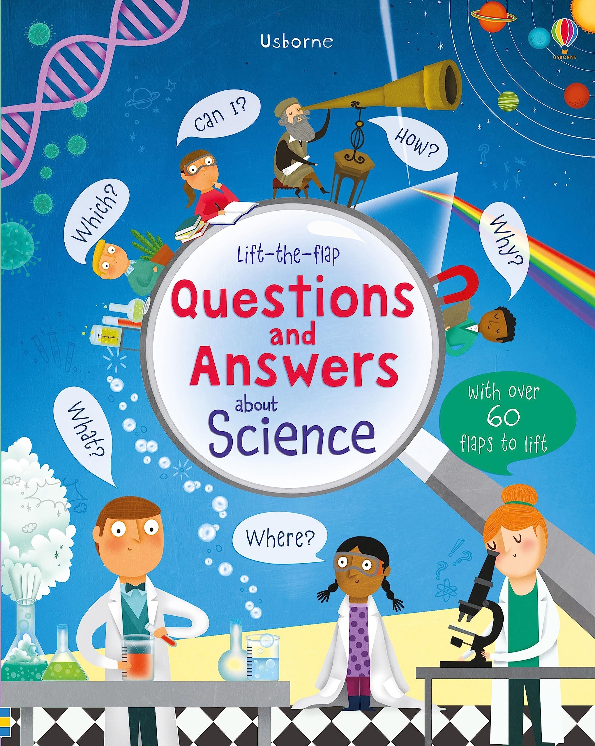 Lift-the-flap Questions and Answers about Science: A Fun Interactive Book About Biology, Physics, and Nature for Kids (Ages 4-7) with Over 60 Flaps Natural Sciences