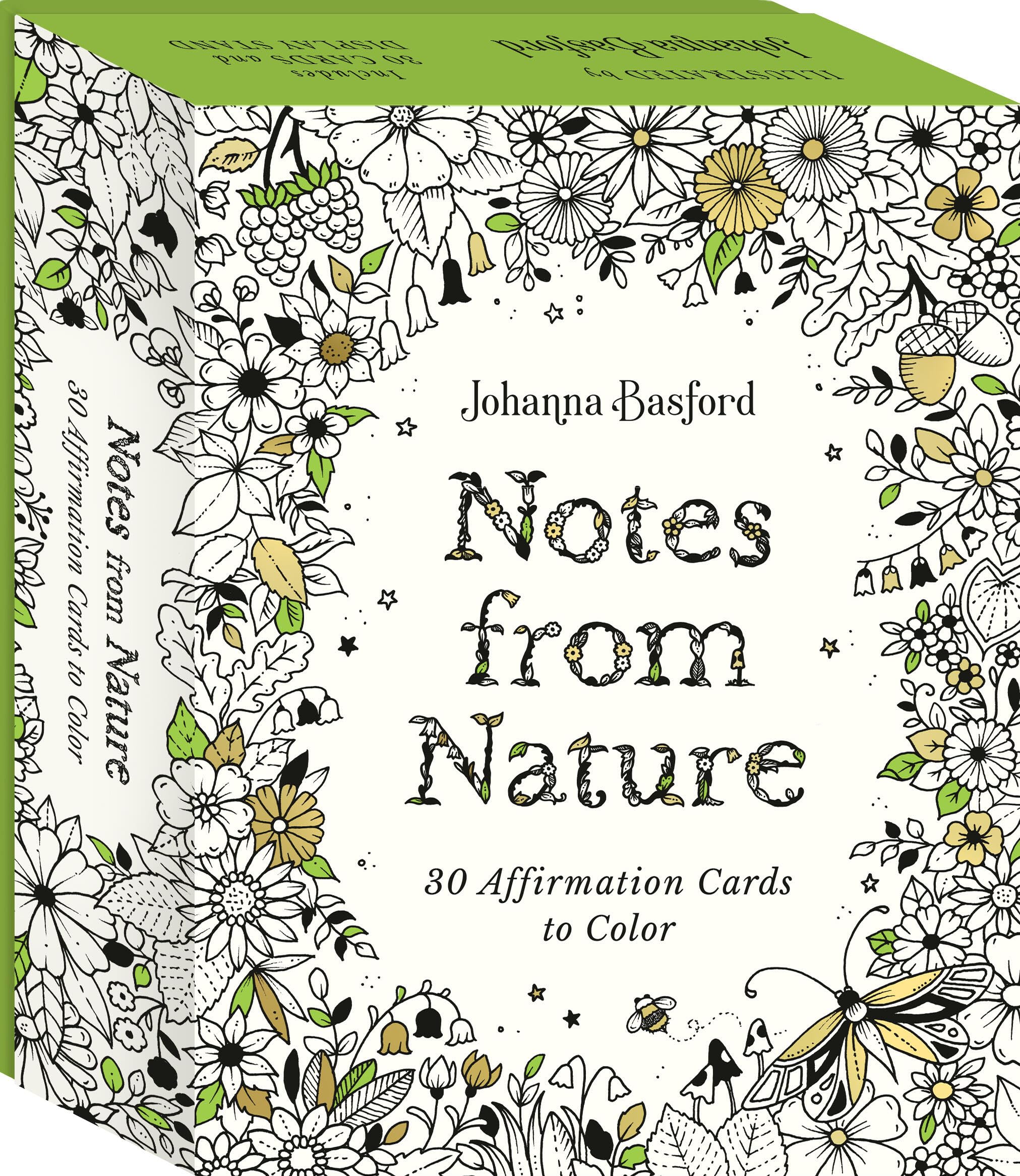 Johanna Basford's Notes from Nature: 30 Affirmations Cards to Color Business, Finance & Career