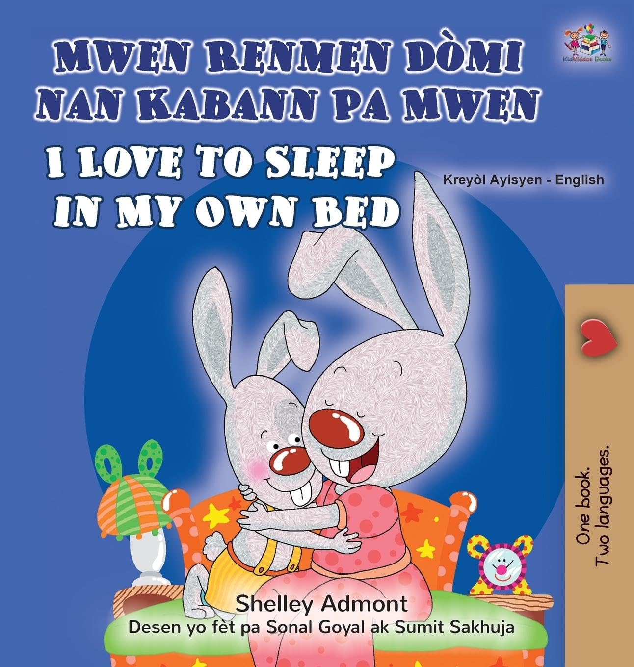 I Love to Sleep in My Own Bed (Haitian Creole English Bilingual Children's Book) Foreign Languages ​​& Dictionaries