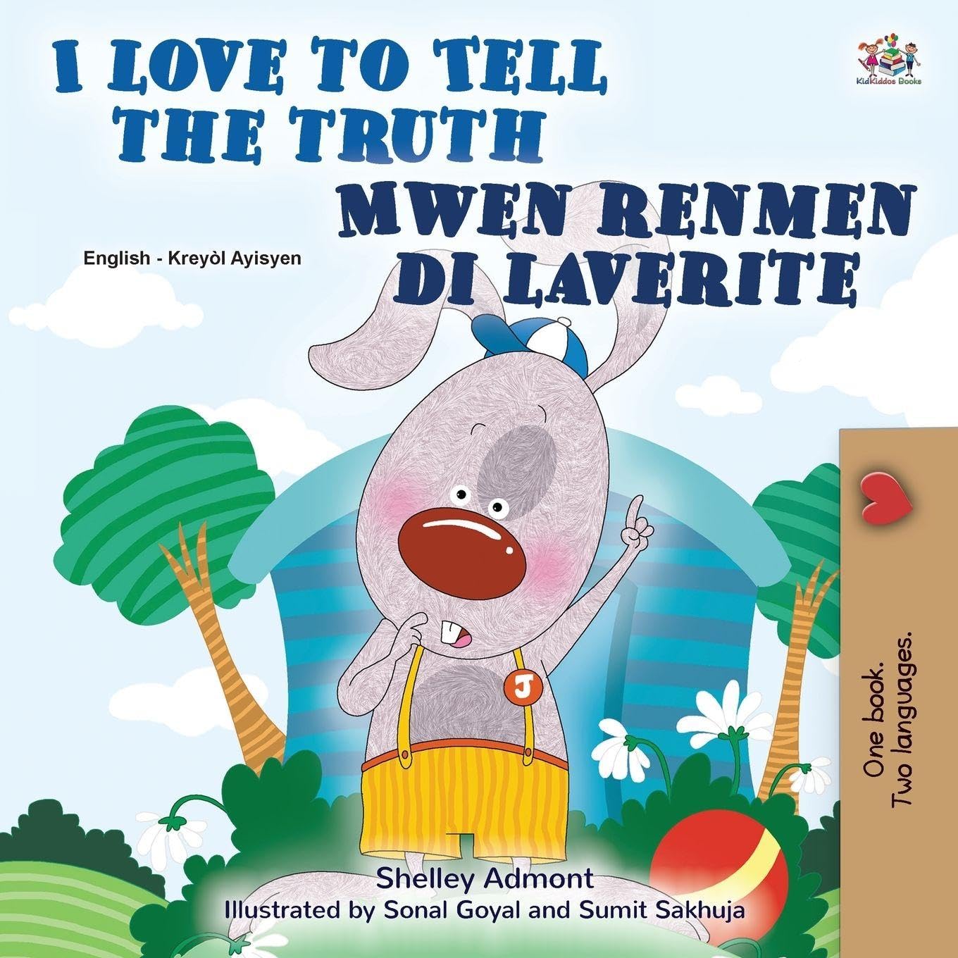 I Love to Tell the Truth (English Haitian Creole Bilingual Book) Foreign Languages ​​& Dictionaries