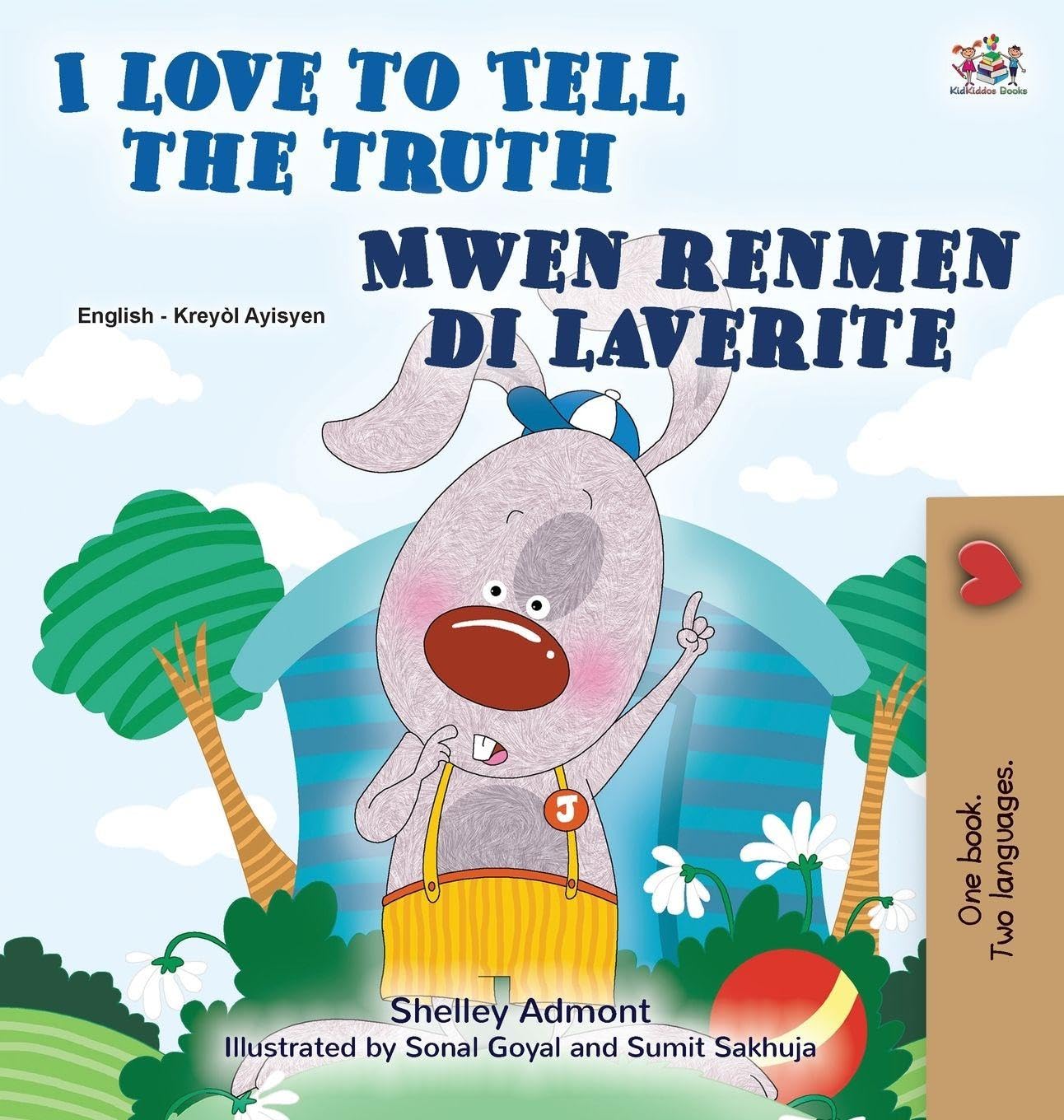 I Love to Tell the Truth (English Haitian Creole Bilingual Book) Foreign Languages ​​& Dictionaries