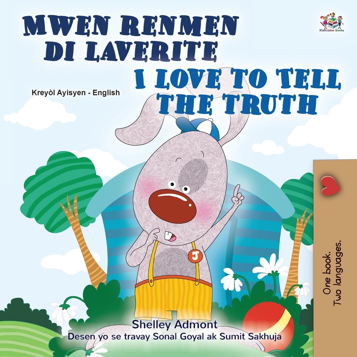 I Love to Tell the Truth (Haitian Creole English Bilingual Book) Foreign Languages ​​& Dictionaries