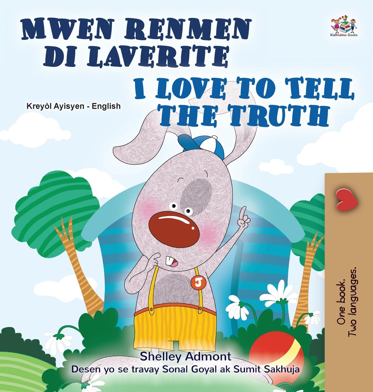 I Love to Tell the Truth (Haitian Creole English Bilingual Book) Foreign Languages ​​& Dictionaries