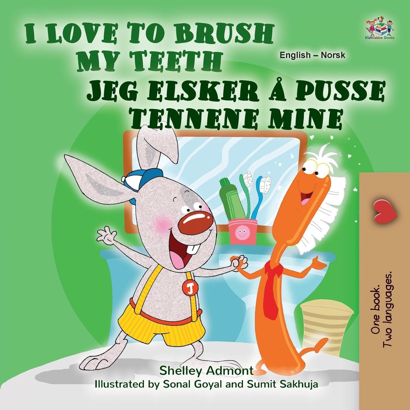 I Love to Brush My Teeth (English Norwegian Bilingual Book for Kids) Foreign Languages ​​& Dictionaries