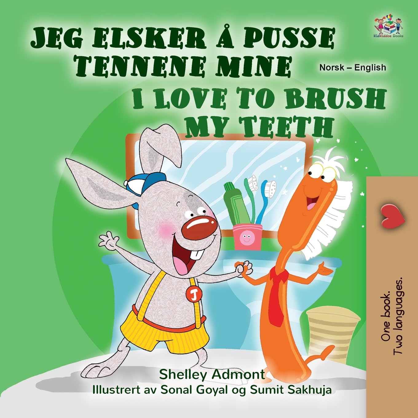 I Love to Brush My Teeth (Norwegian English Bilingual Book for Kids) Foreign Languages ​​& Dictionaries