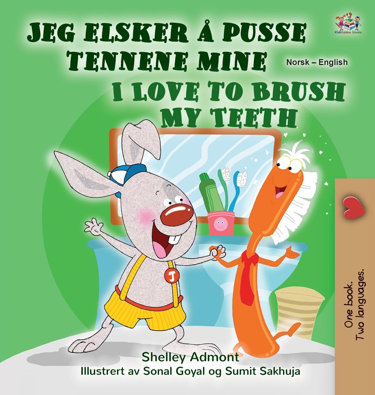 I Love to Brush My Teeth (Norwegian English Bilingual Book for Kids) Foreign Languages ​​& Dictionaries