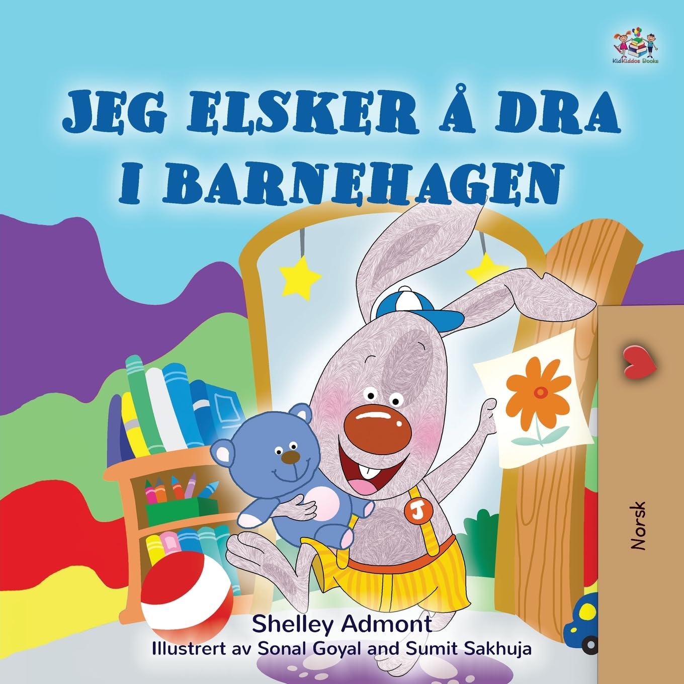 I Love to Go to Daycare (Norwegian Children's Book) Parents & Children