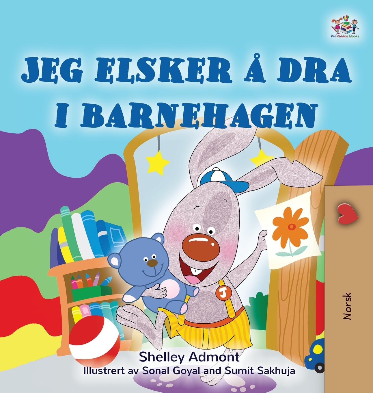 I Love to Go to Daycare (Norwegian Children's Book) Parents & Children