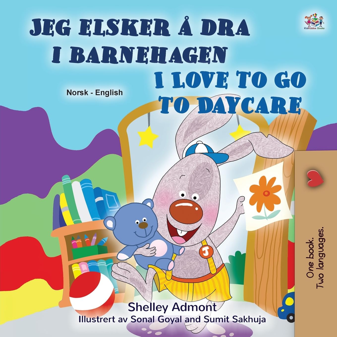 I Love to Go to Daycare (Norwegian English Bilingual Book) Foreign Languages ​​& Dictionaries