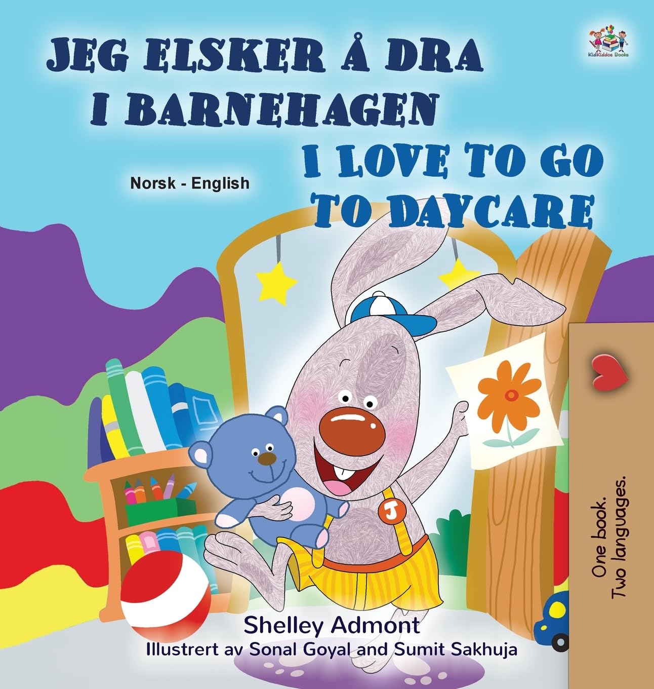 I Love to Go to Daycare (Norwegian English Bilingual Book) Foreign Languages ​​& Dictionaries