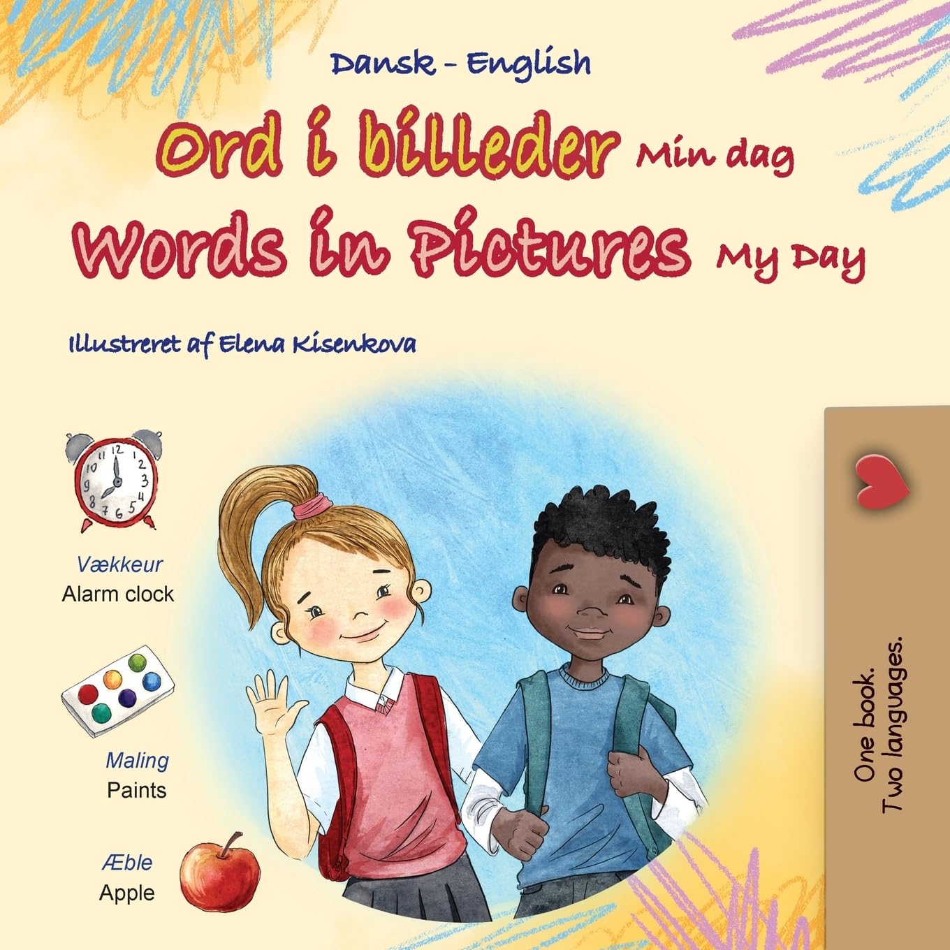 Words in Pictures - My Day (Danish English Bilingual Children's Book) Foreign Languages ​​& Dictionaries