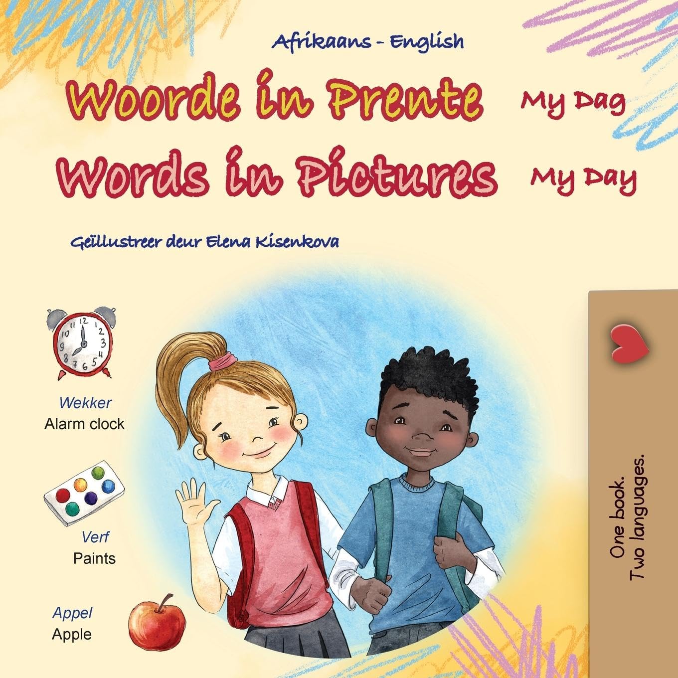 Words in Pictures - My Day (Afrikaans English Bilingual Children's Book) Foreign Languages ​​& Dictionaries