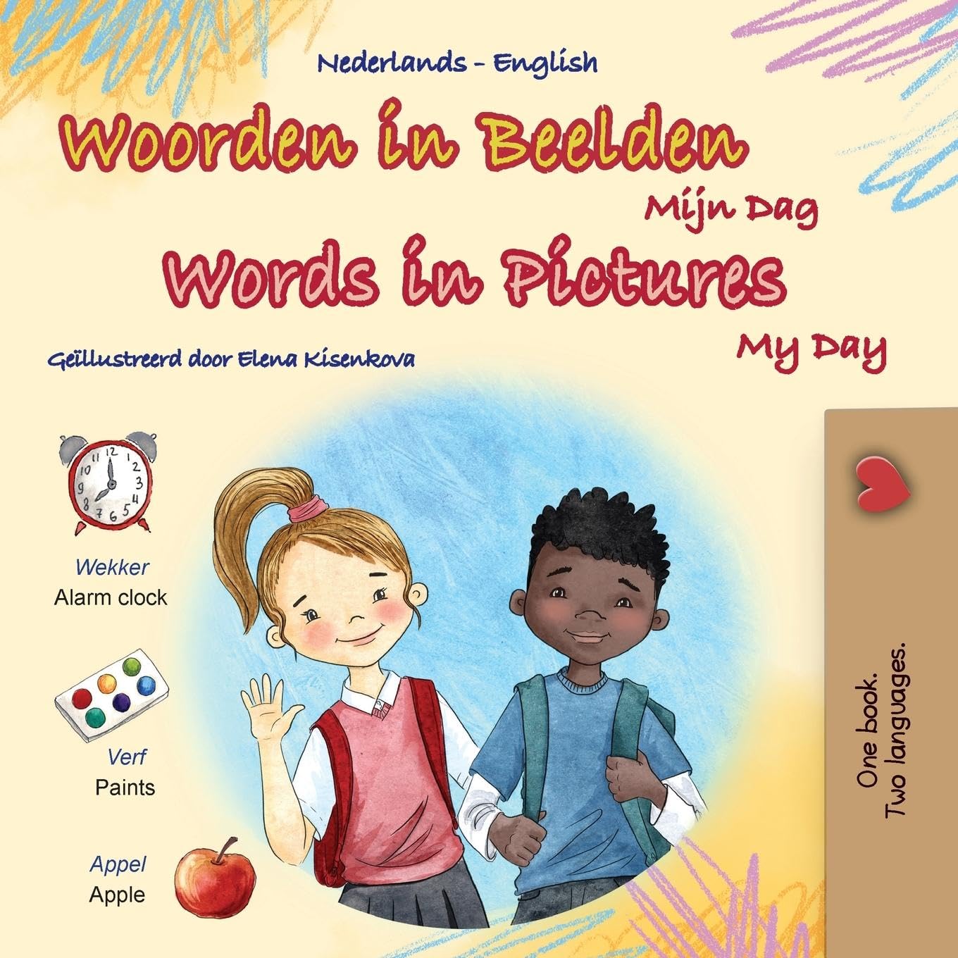Words in Pictures - My Day (Dutch English Bilingual Children's Book) Foreign Languages ​​& Dictionaries
