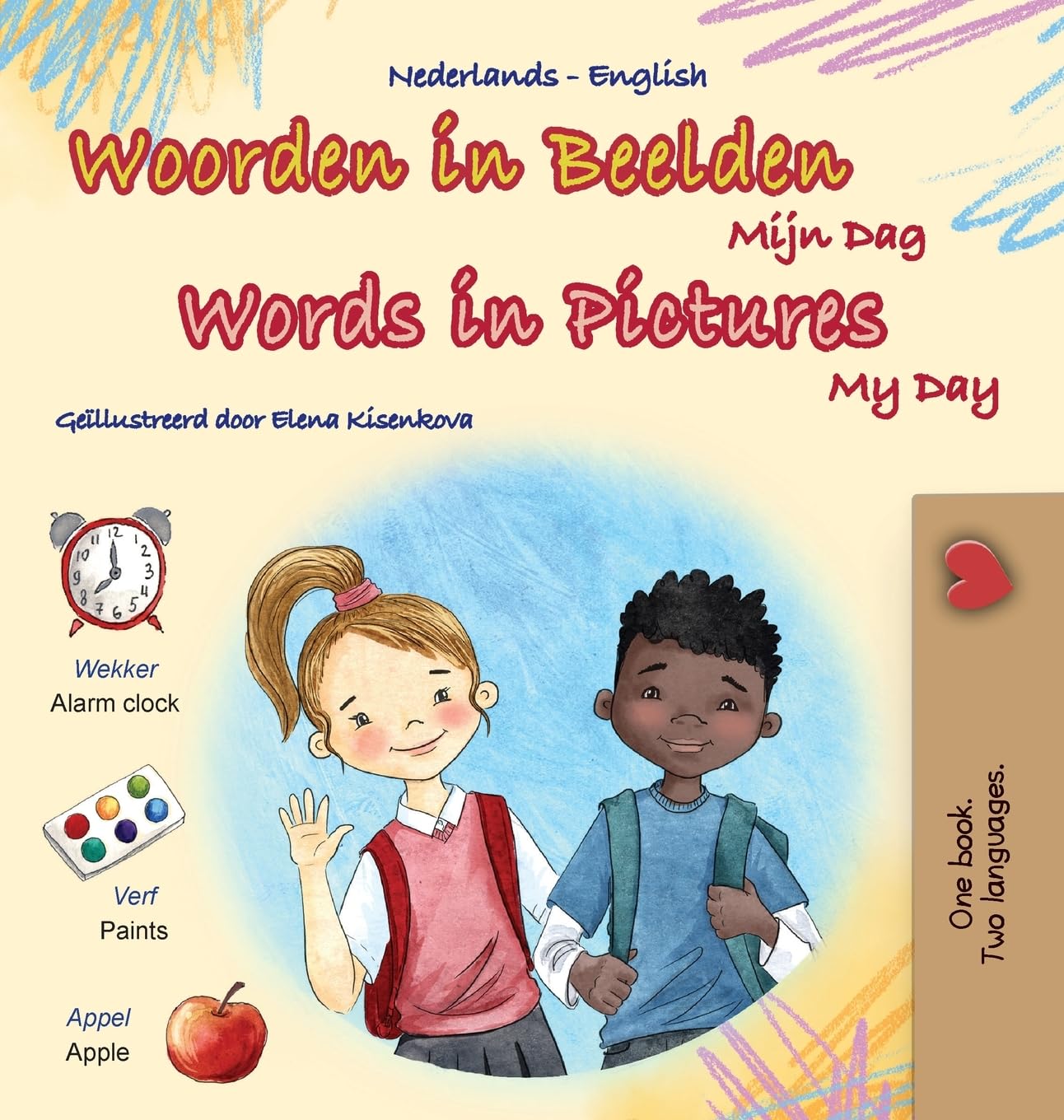Words in Pictures - My Day (Dutch English Bilingual Children's Book) Foreign Languages ​​& Dictionaries