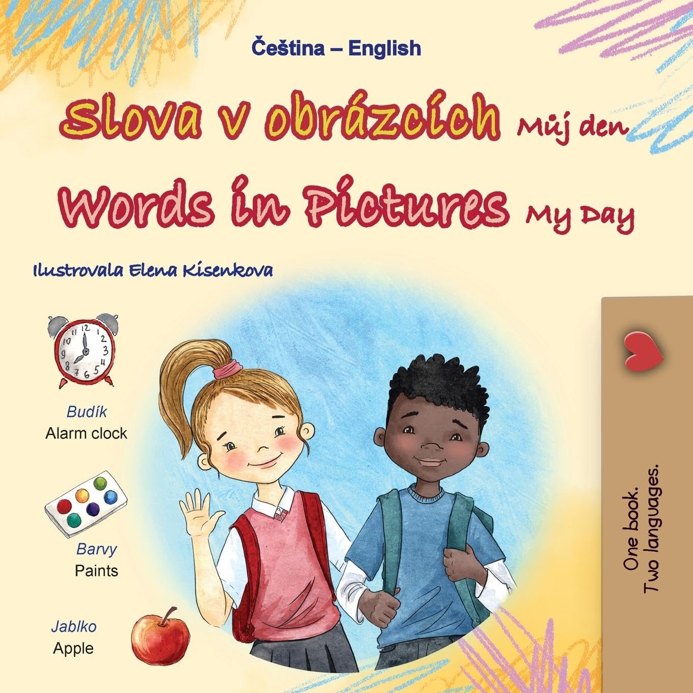 Words in Pictures - My Day (Czech English Bilingual Children's Book) Foreign Languages ​​& Dictionaries