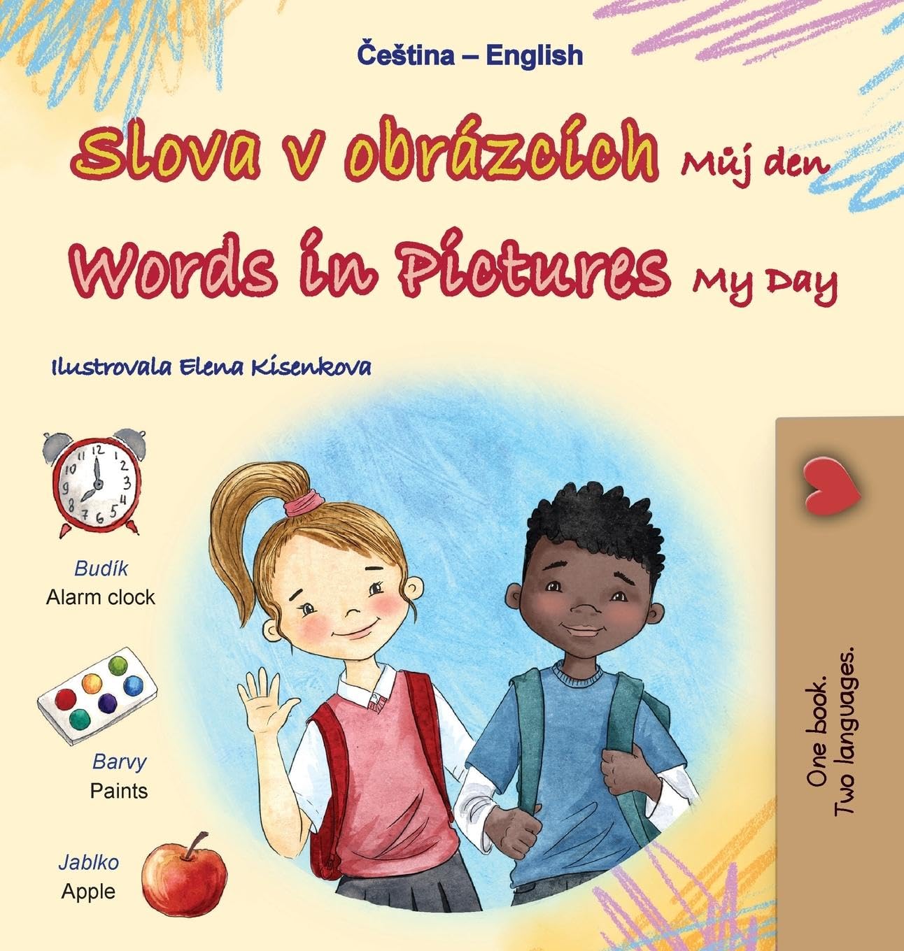 Words in Pictures - My Day (Czech English Bilingual Children's Book) Foreign Languages ​​& Dictionaries