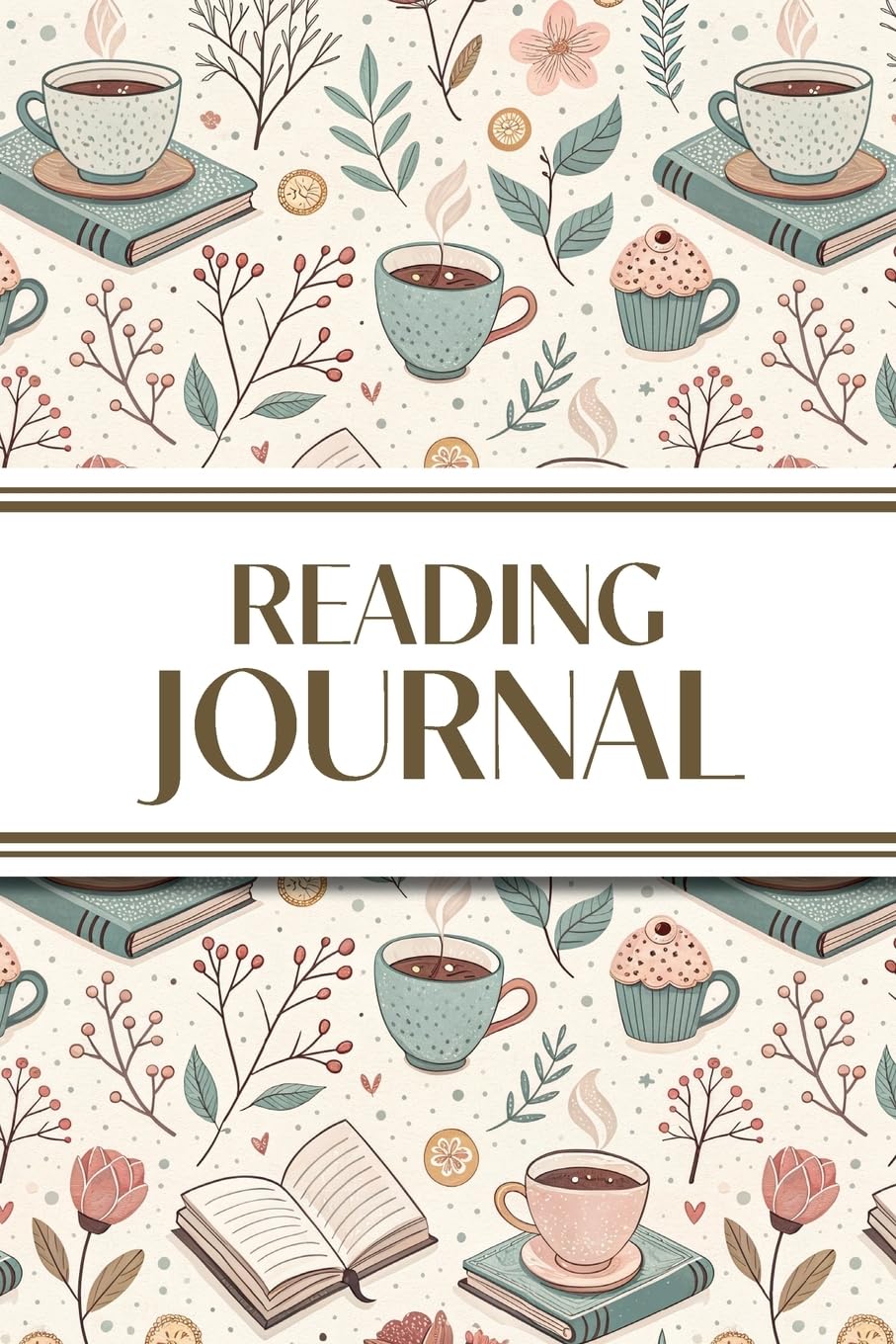 Reading Journal (Hot Chocolate, Books, and Flowers ) Law