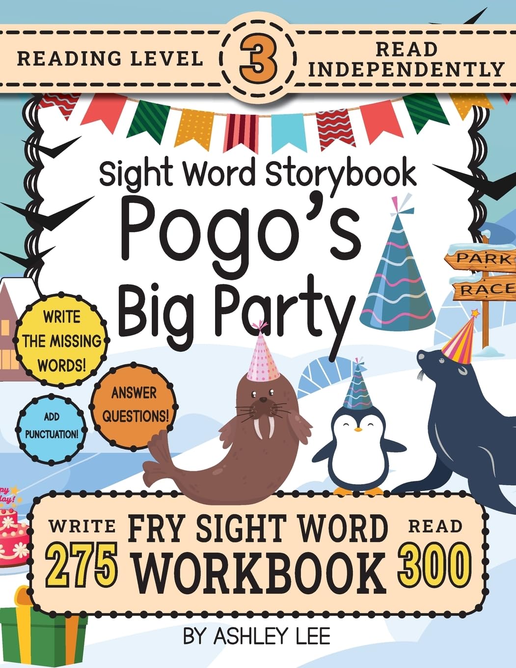 300 Sight Word Storybook, Pogo's Big Party (Level 3) Non-fiction