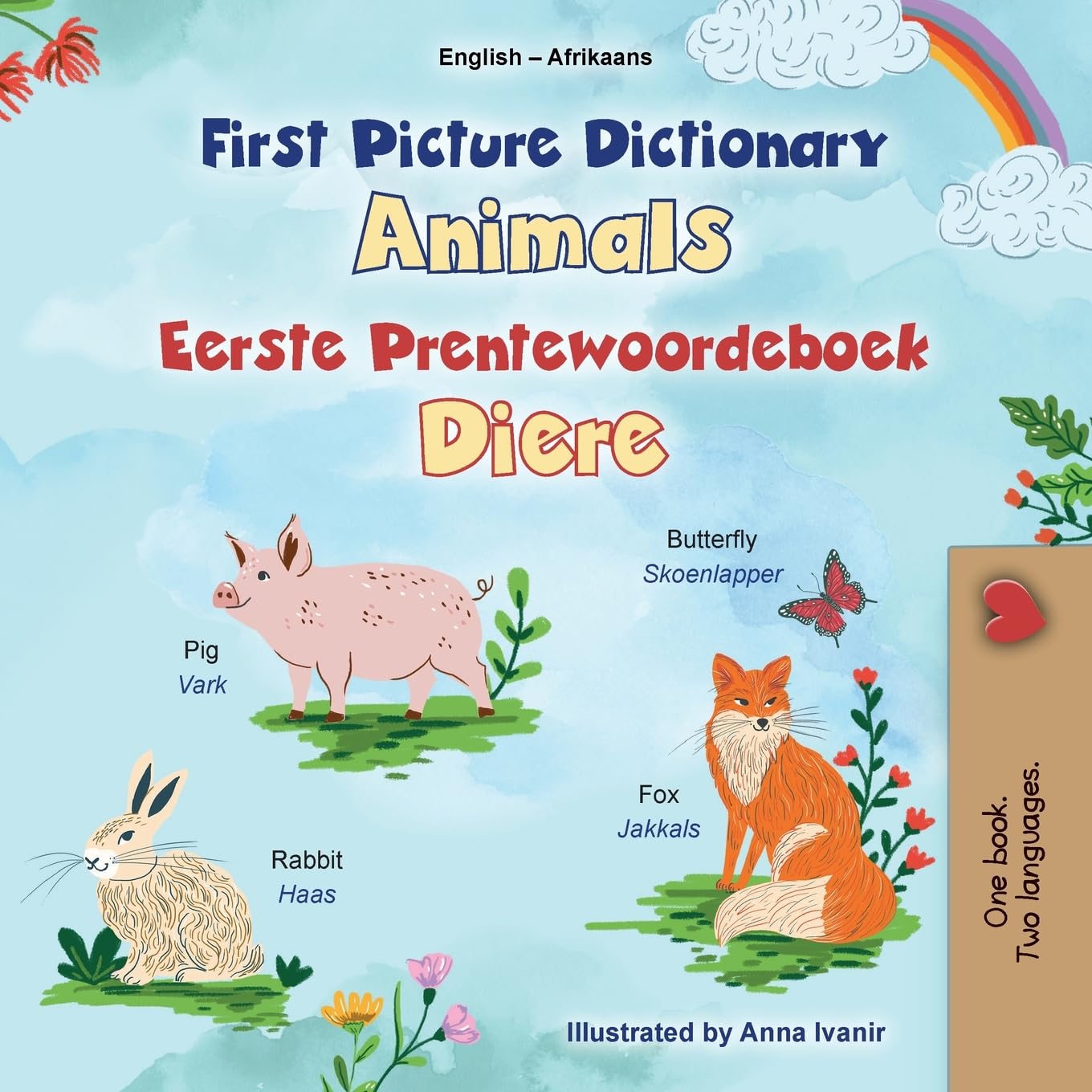 First Picture Dictionary - Animals (English Afrikaans Bilingual Children's Book) Foreign Languages ​​& Dictionaries