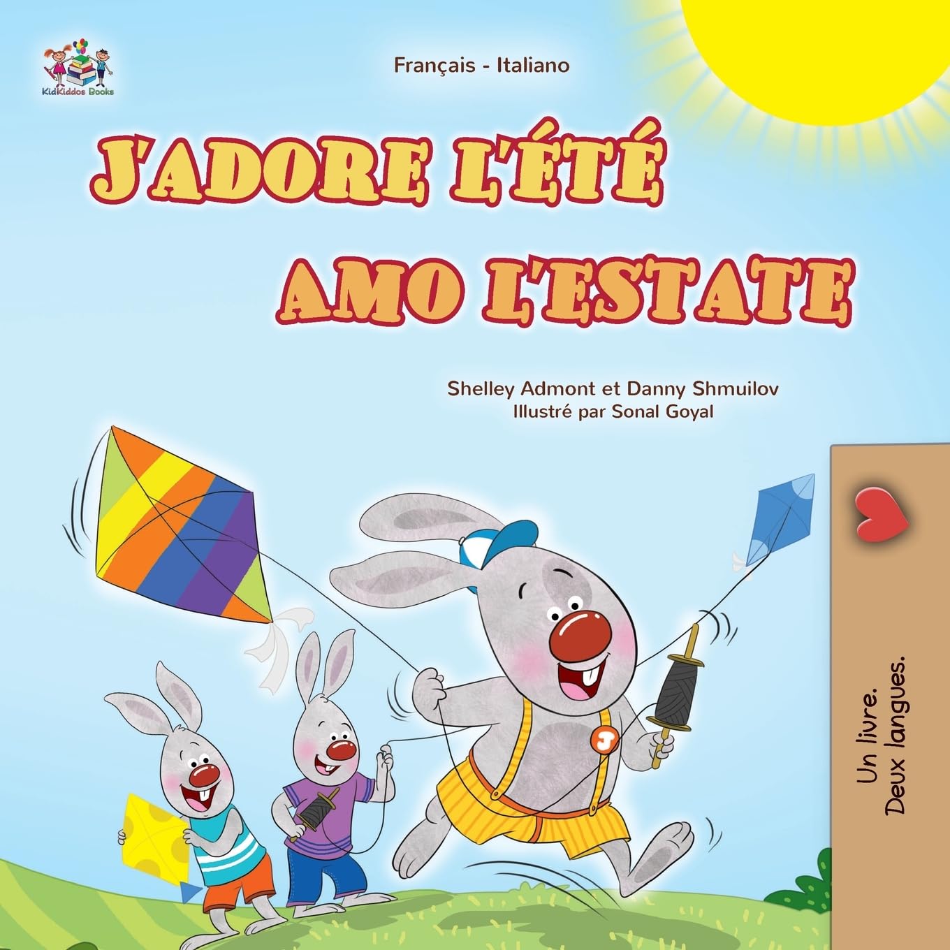 J'adore l'été (Livre pour enfants bilingue français-italien) Foreign Languages ​​& Dictionaries