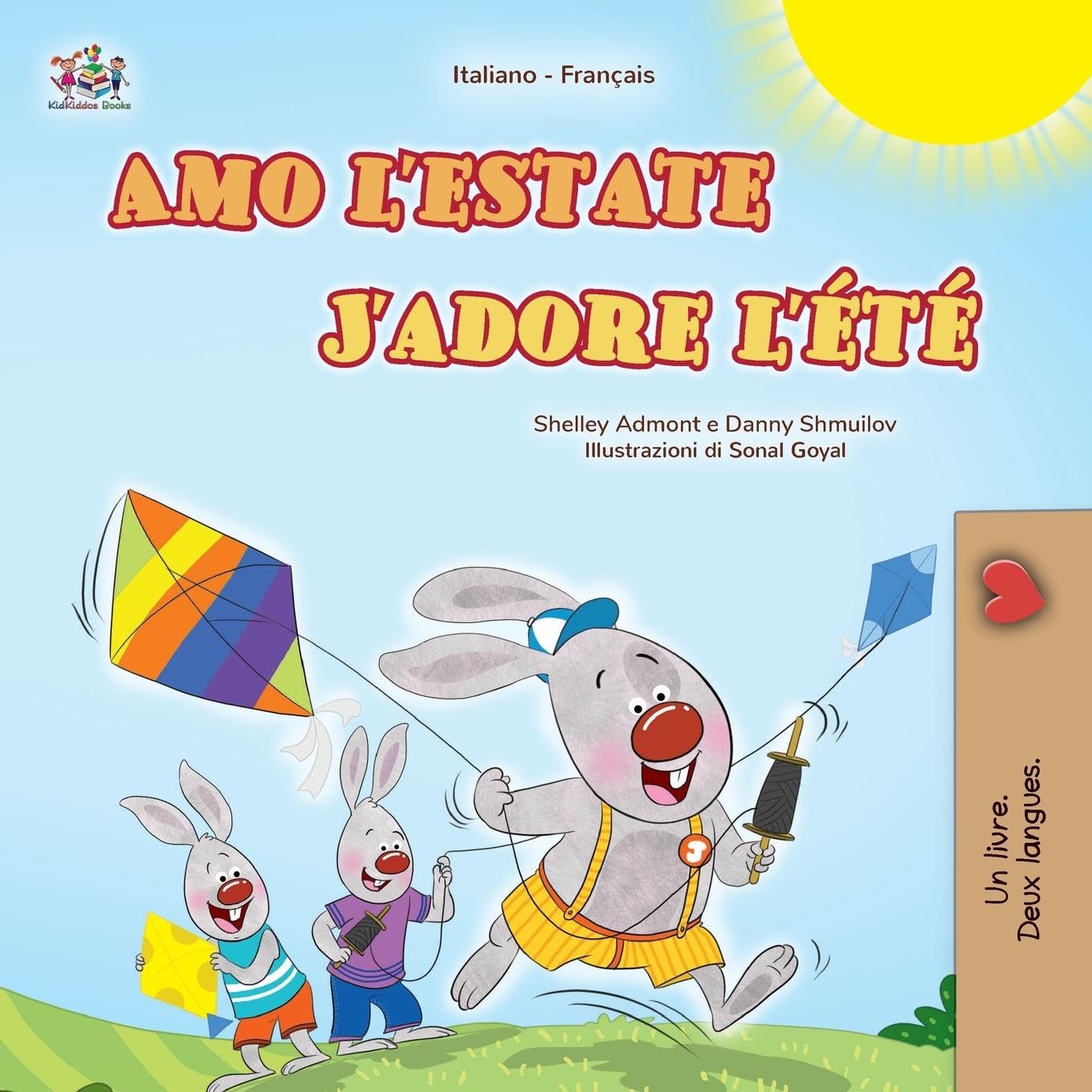 J'adore l'été (Livre pour enfants bilingue italien-français) Foreign Languages ​​& Dictionaries