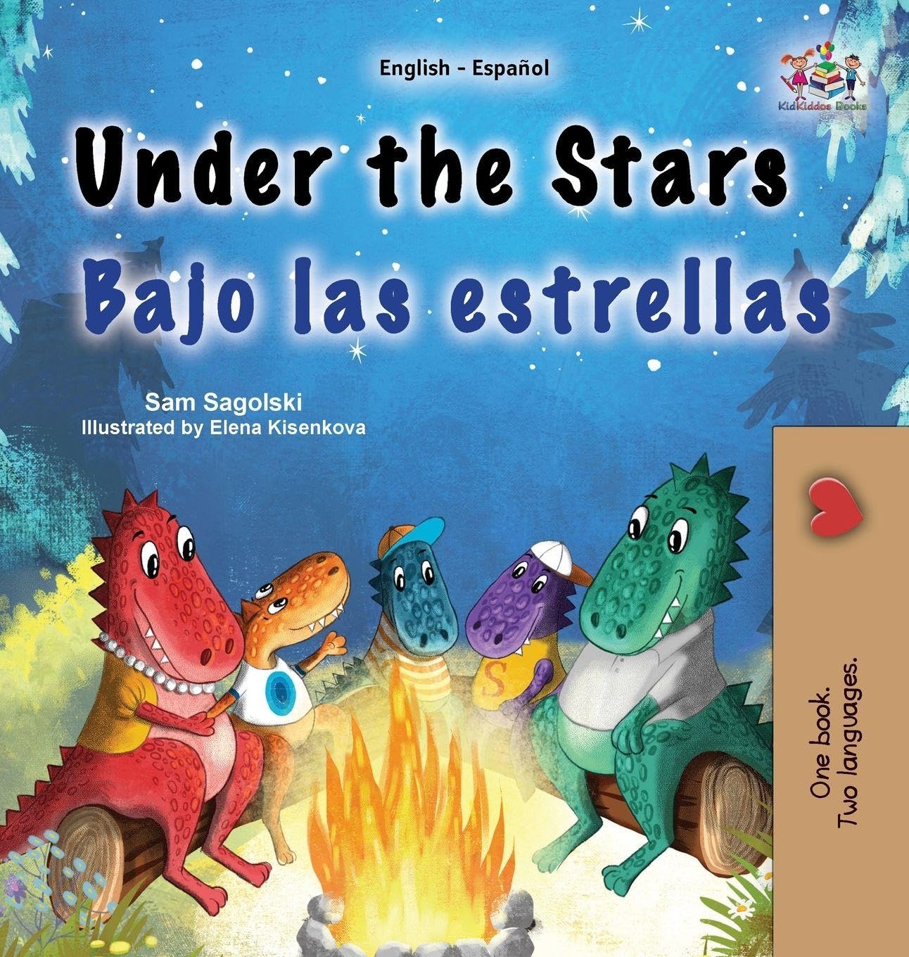 Under the Stars (English Spanish Bilingual Kids Book) Foreign Languages ​​& Dictionaries