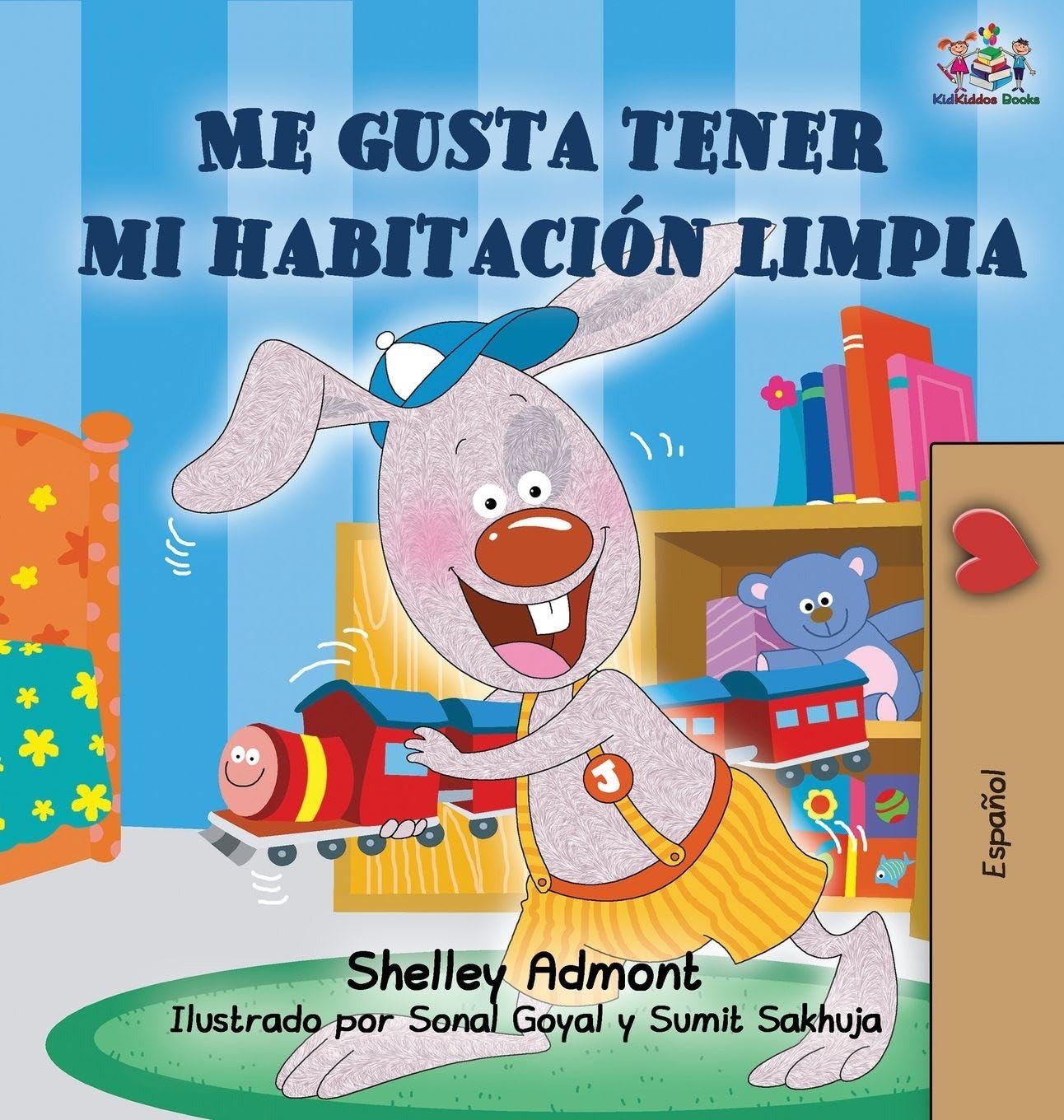 I Love to Keep My Room Clean (Spanish Book for Kids) Foreign Languages ​​& Dictionaries