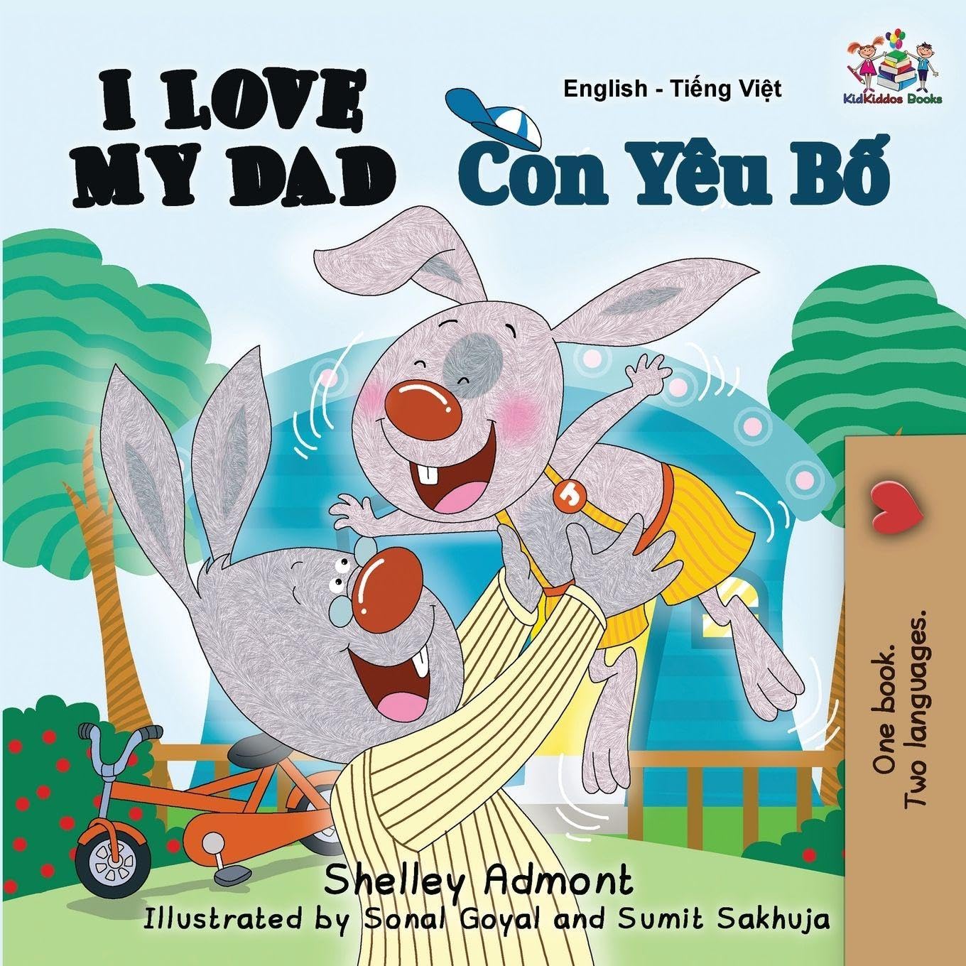 I Love My Dad (English Vietnamese Bilingual Children's Book) Foreign Languages ​​& Dictionaries
