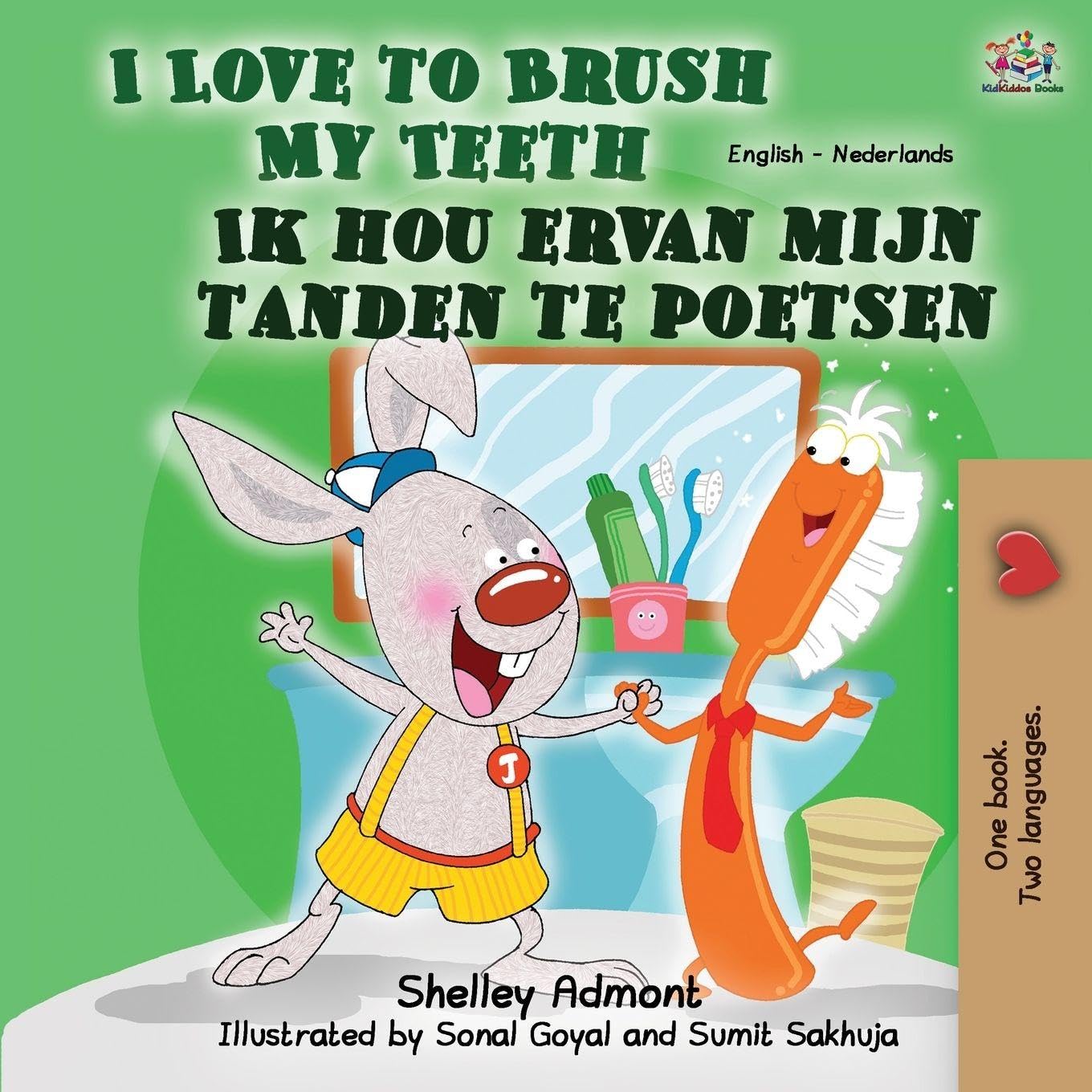 I Love to Brush My Teeth (English Dutch Bilingual Children's Book) Non-fiction
