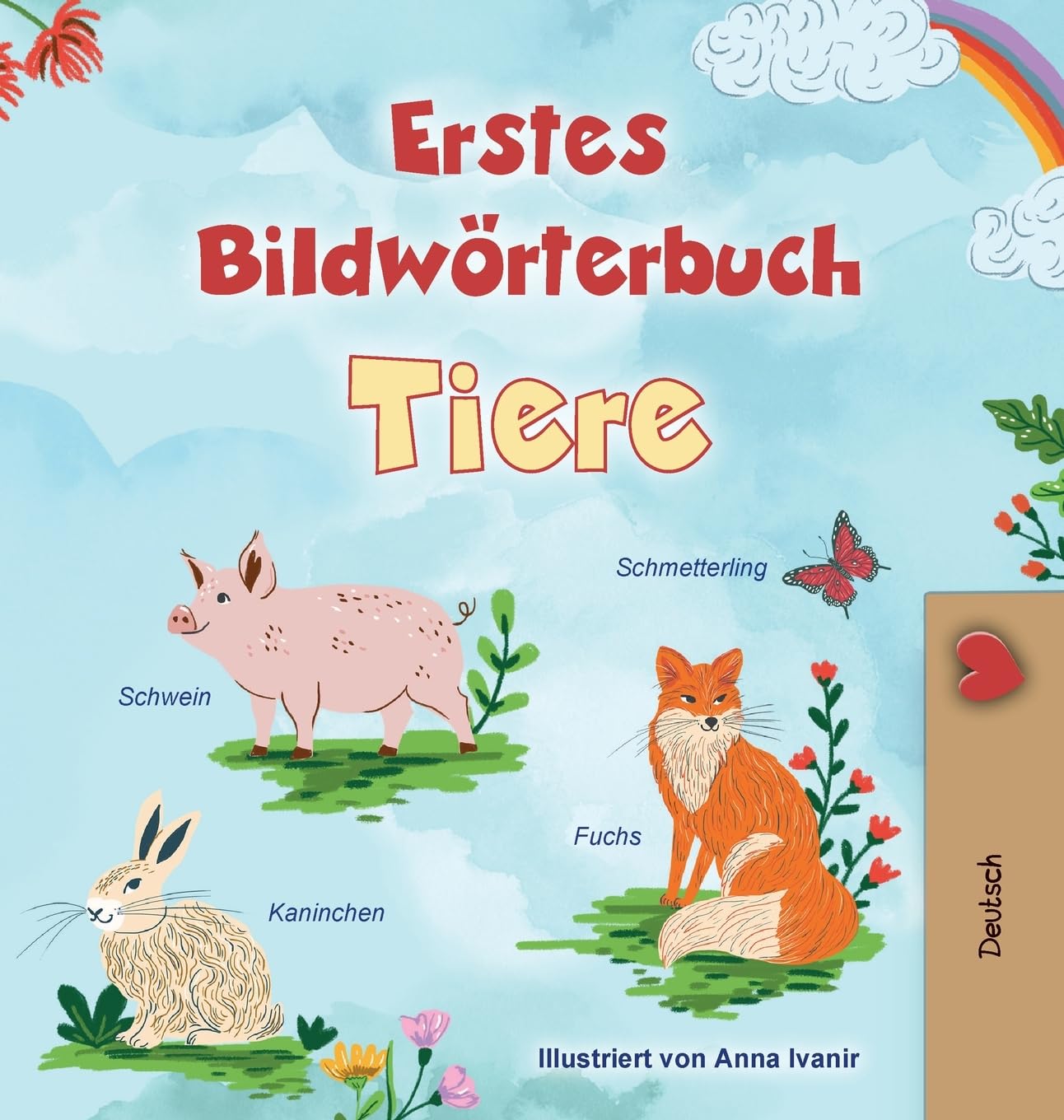 First Picture Dictionary - Animals (German Children's Book) Non-fiction
