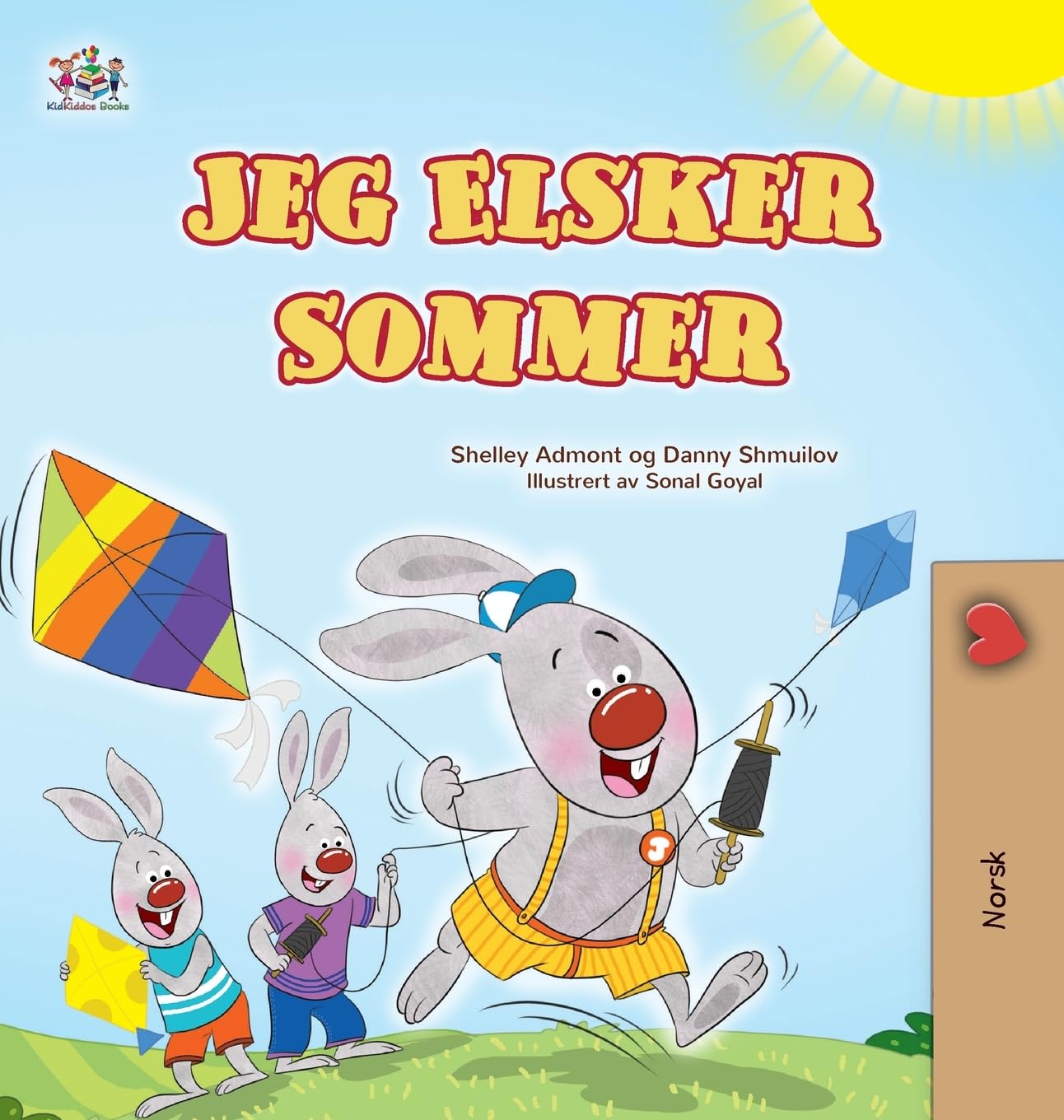 I Love Summer (Norwegian Children's Book) Foreign Languages ​​& Dictionaries