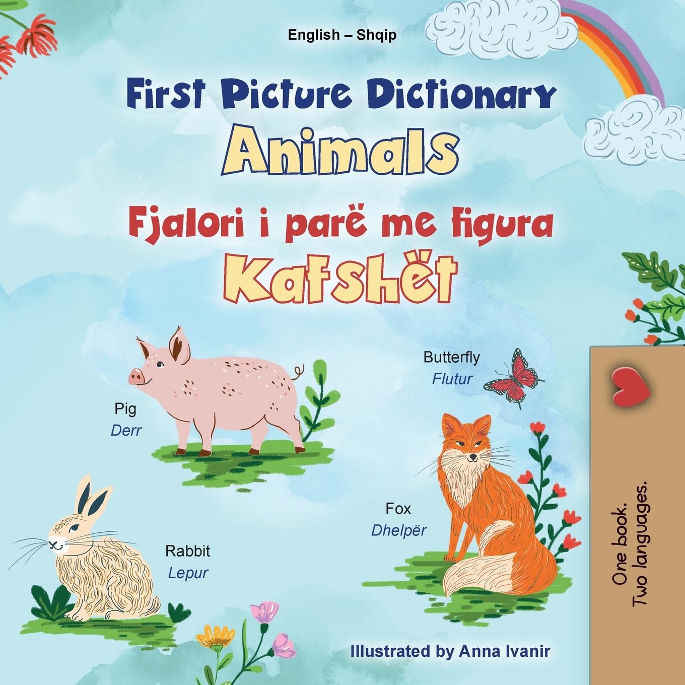 First Picture Dictionary - Animals (English Albanian Bilingual Children's Book) Foreign Languages ​​& Dictionaries