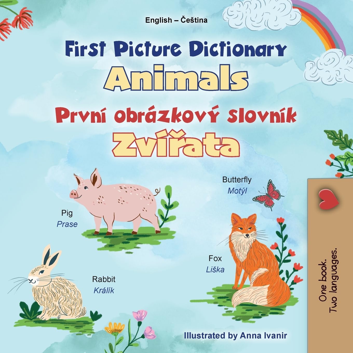 First Picture Dictionary - Animals (English Czech Bilingual Children's Book) Foreign Languages ​​& Dictionaries