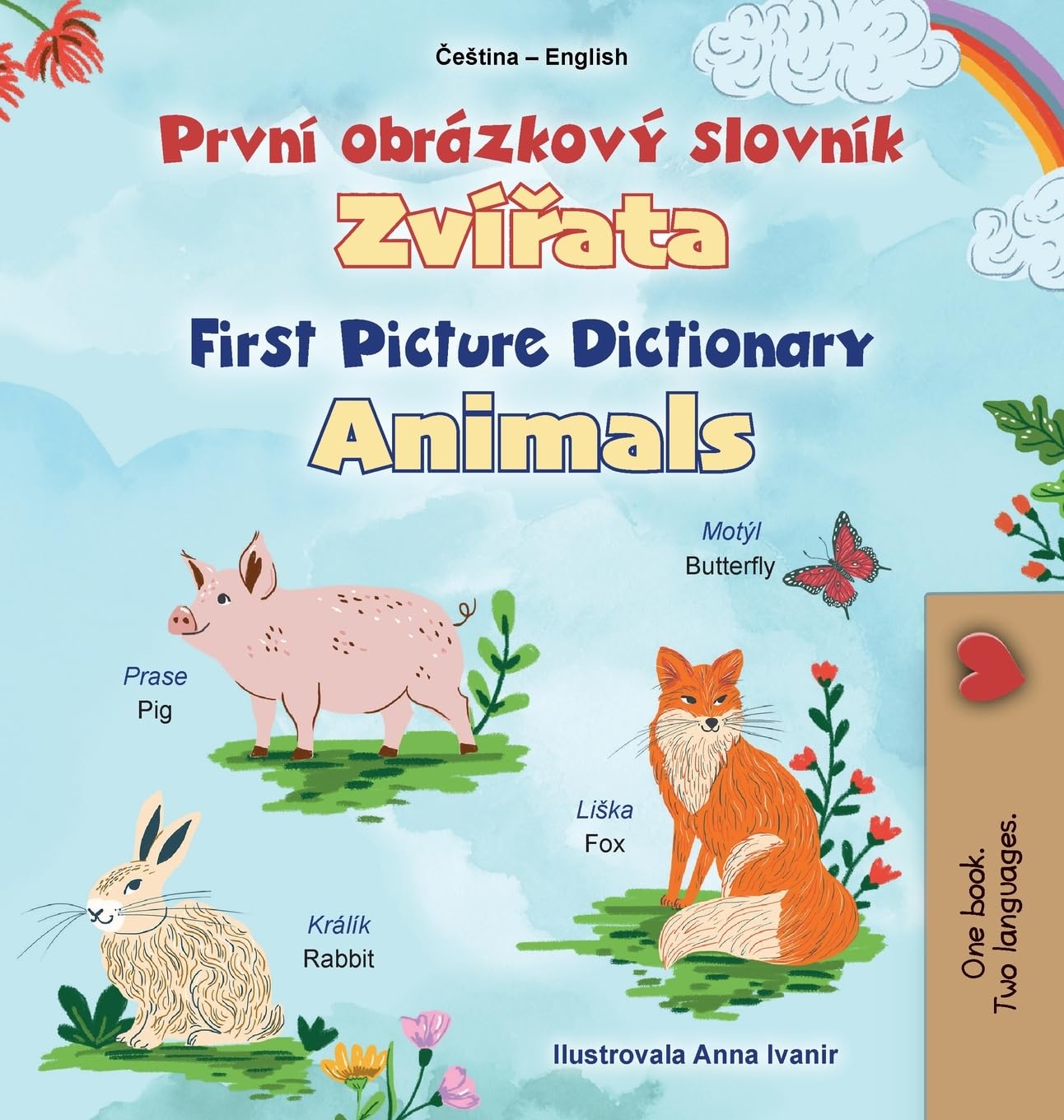 First Picture Dictionary - Animals (Czech English Bilingual Children's Book) Foreign Languages ​​& Dictionaries