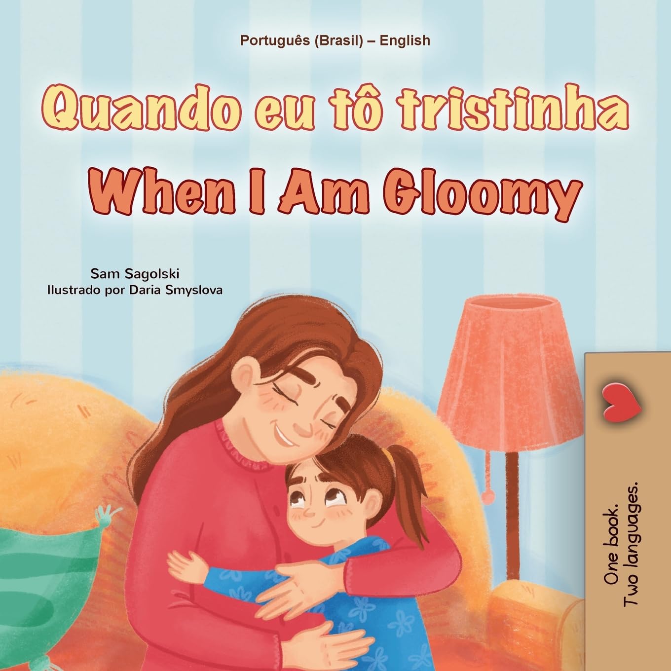 When I am Gloomy (Portuguese Brazilian English Bilingual Children's Book) Foreign Languages ​​& Dictionaries