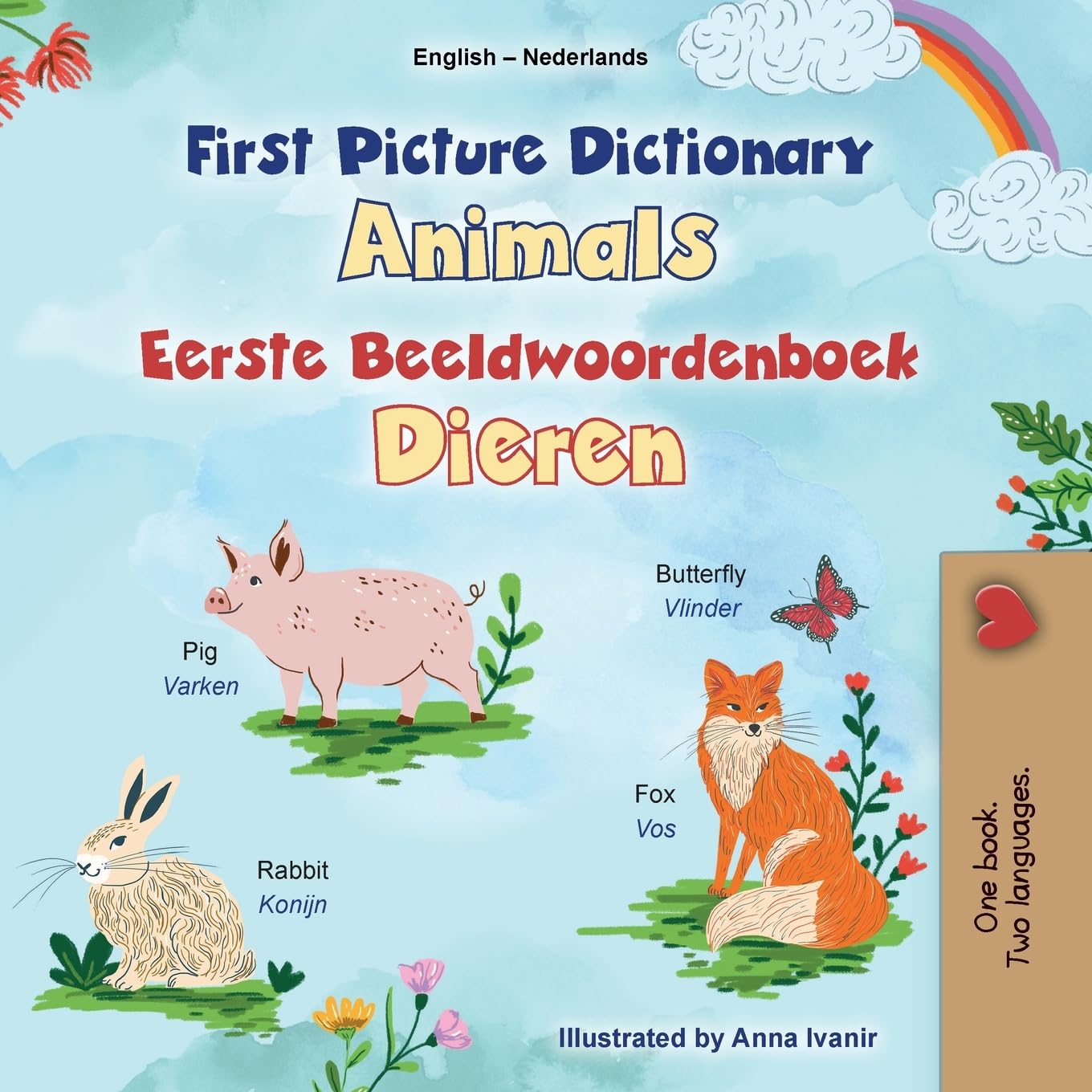 First Picture Dictionary - Animals (English Dutch Bilingual Children's Book) Foreign Languages ​​& Dictionaries