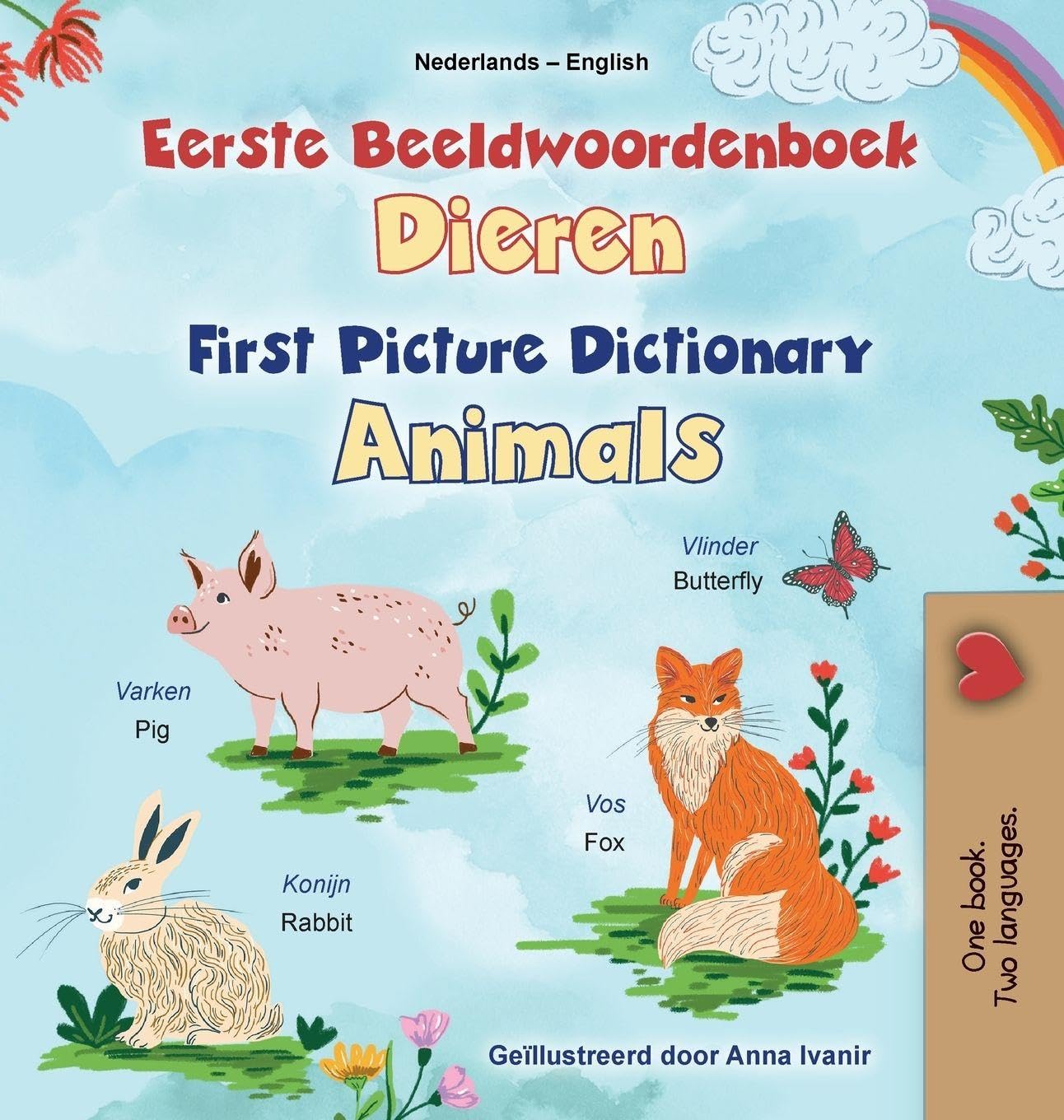 First Picture Dictionary - Animals (Dutch English Bilingual Children's Book) Foreign Languages ​​& Dictionaries