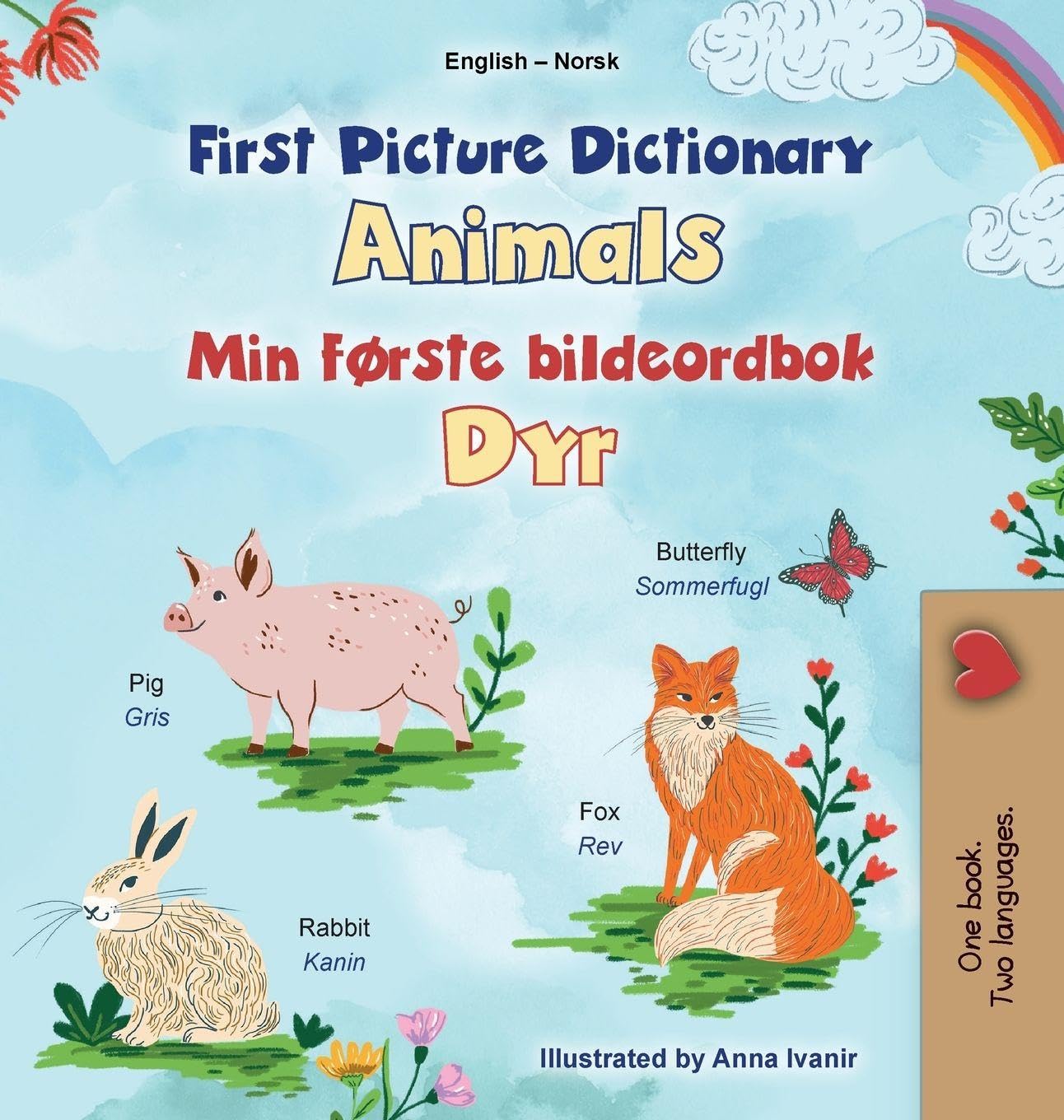 First Picture Dictionary - Animals (English Norwegian Bilingual Children's Book) Foreign Languages ​​& Dictionaries