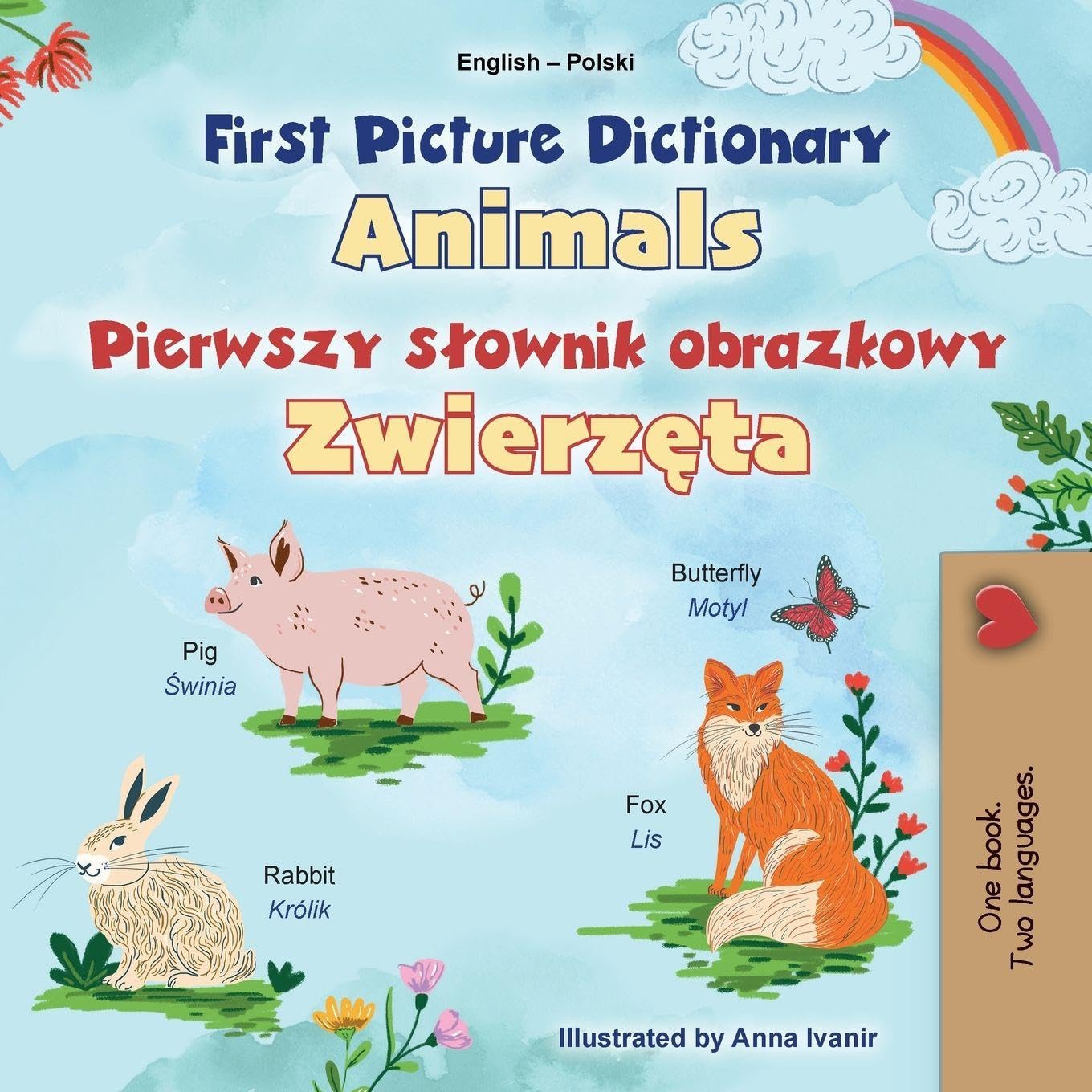 First Picture Dictionary - Animals (English Polish Bilingual Children's Book) Foreign Languages ​​& Dictionaries