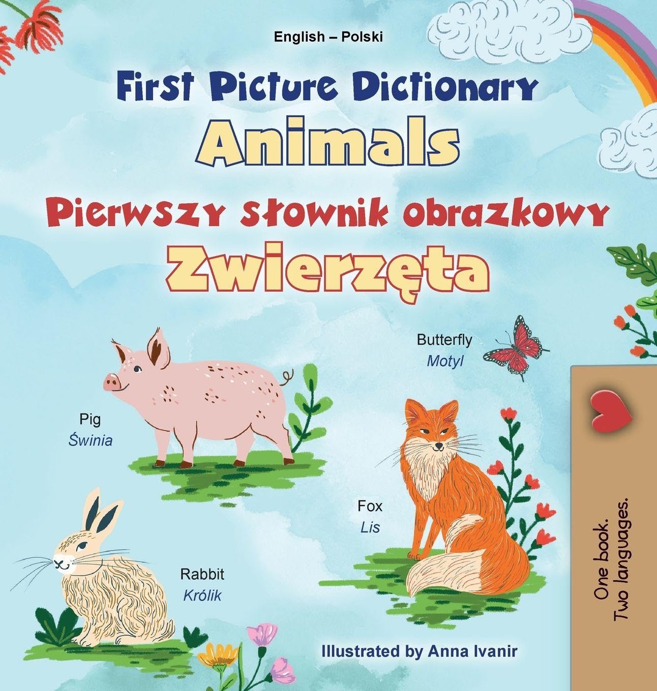 First Picture Dictionary - Animals (English Polish Bilingual Children's Book) Foreign Languages ​​& Dictionaries