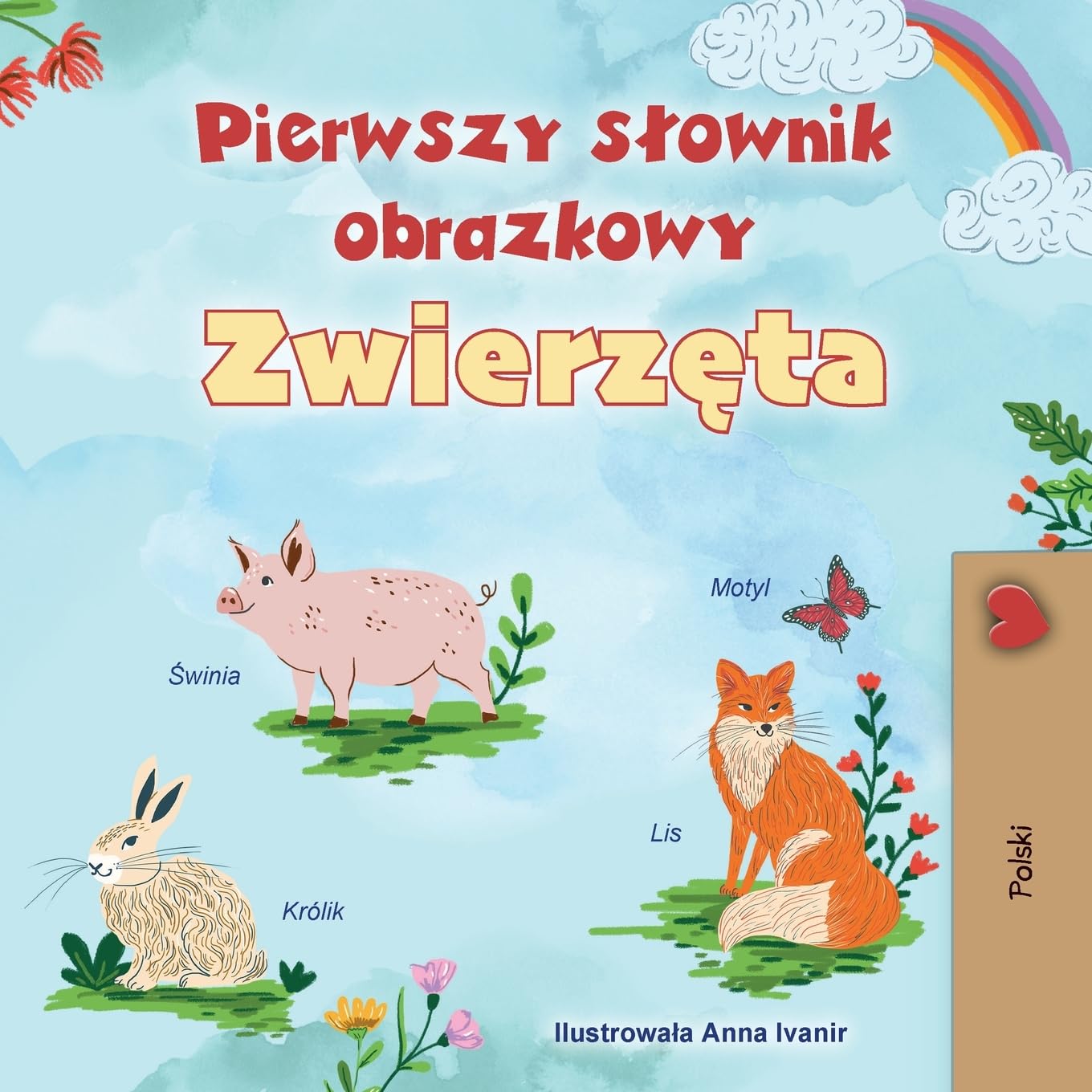 First Picture Dictionary - Animals (Polish Children's Book) Non-fiction