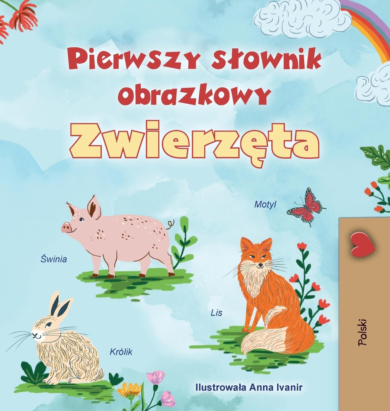 First Picture Dictionary - Animals (Polish Children's Book) Non-fiction