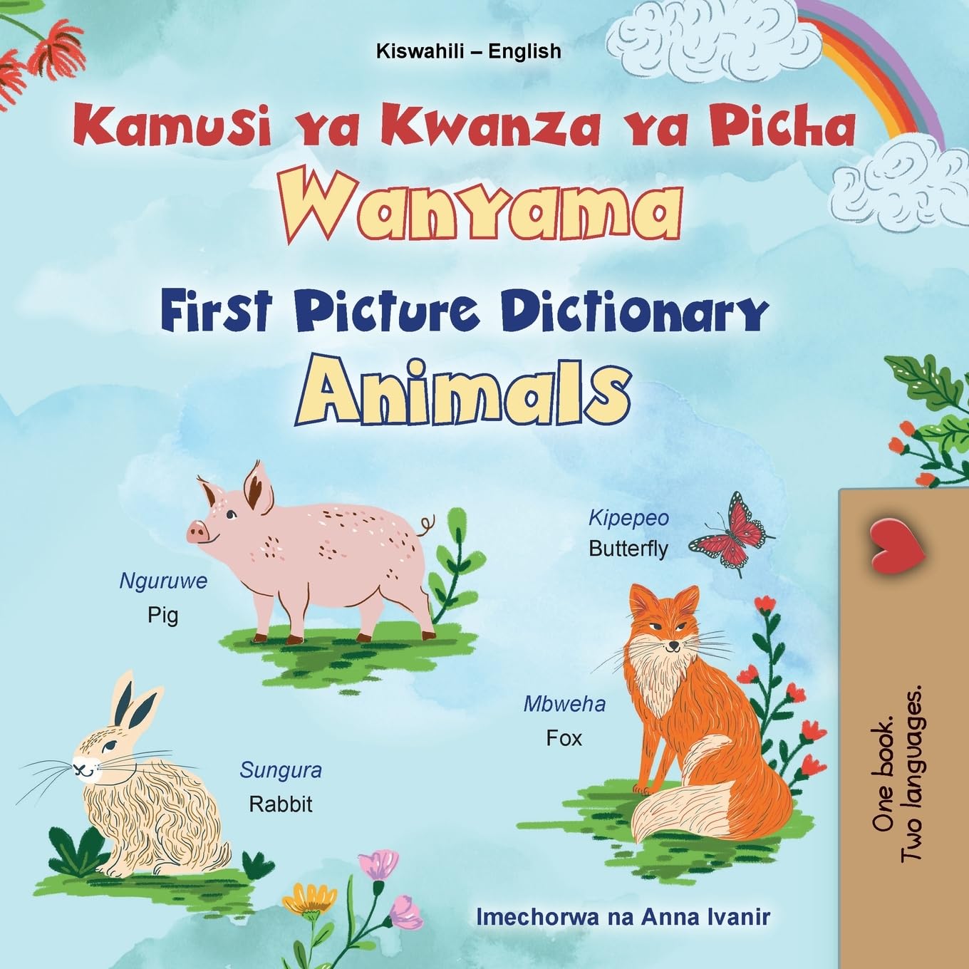 First Picture Dictionary - Animals (Swahili English Bilingual Children's Book) Foreign Languages ​​& Dictionaries
