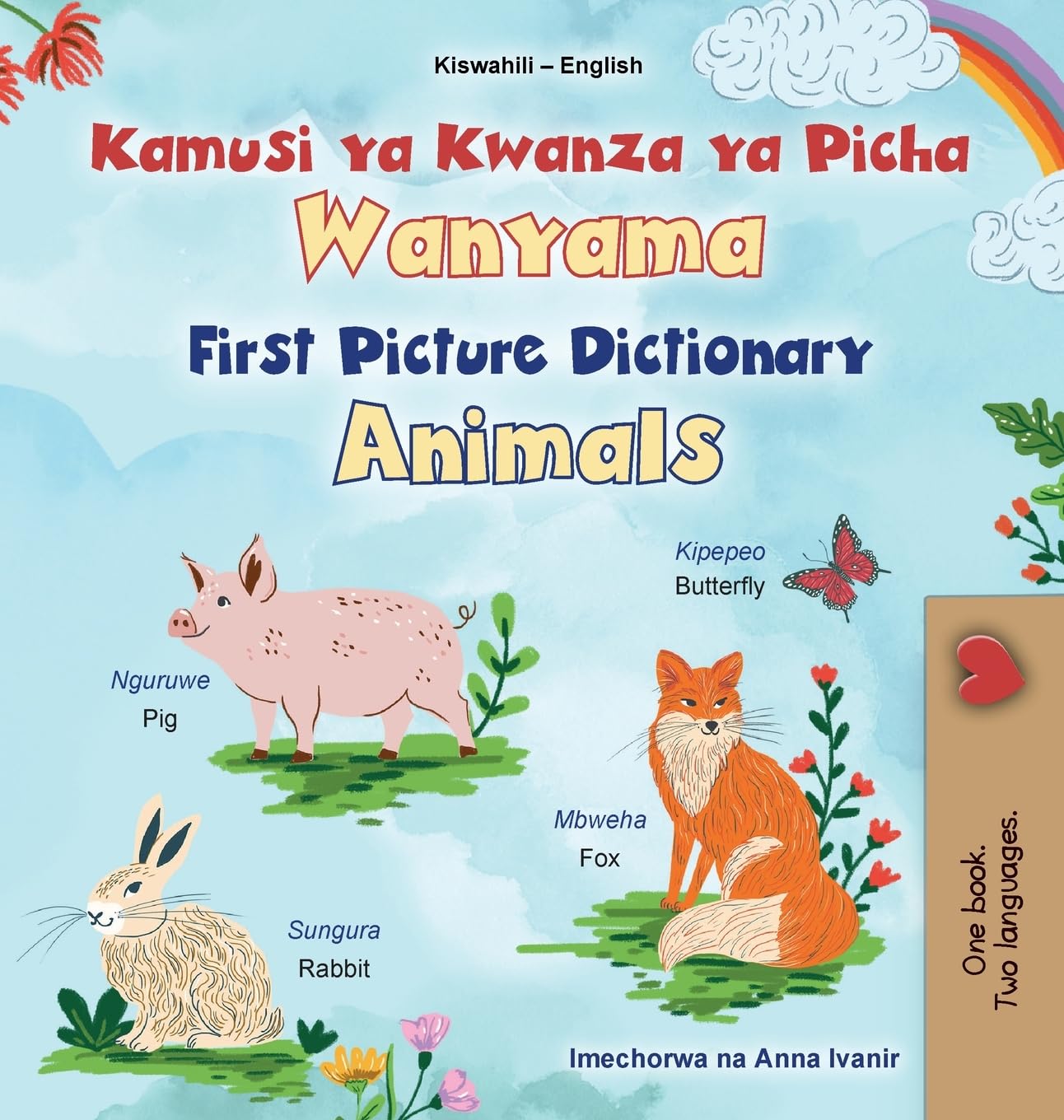 First Picture Dictionary - Animals (Swahili English Bilingual Children's Book) Foreign Languages ​​& Dictionaries
